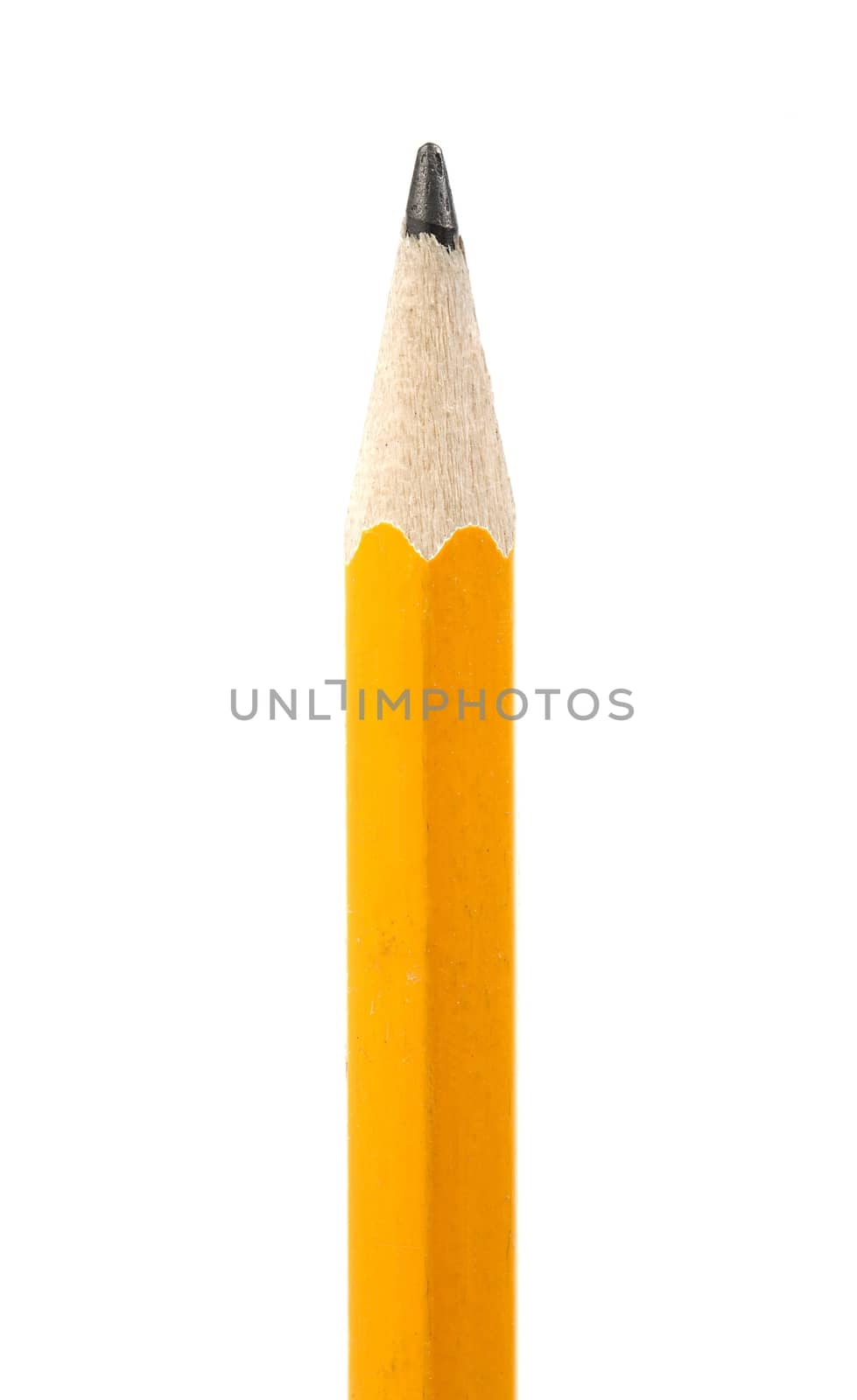 Closeup of a graphite pencil