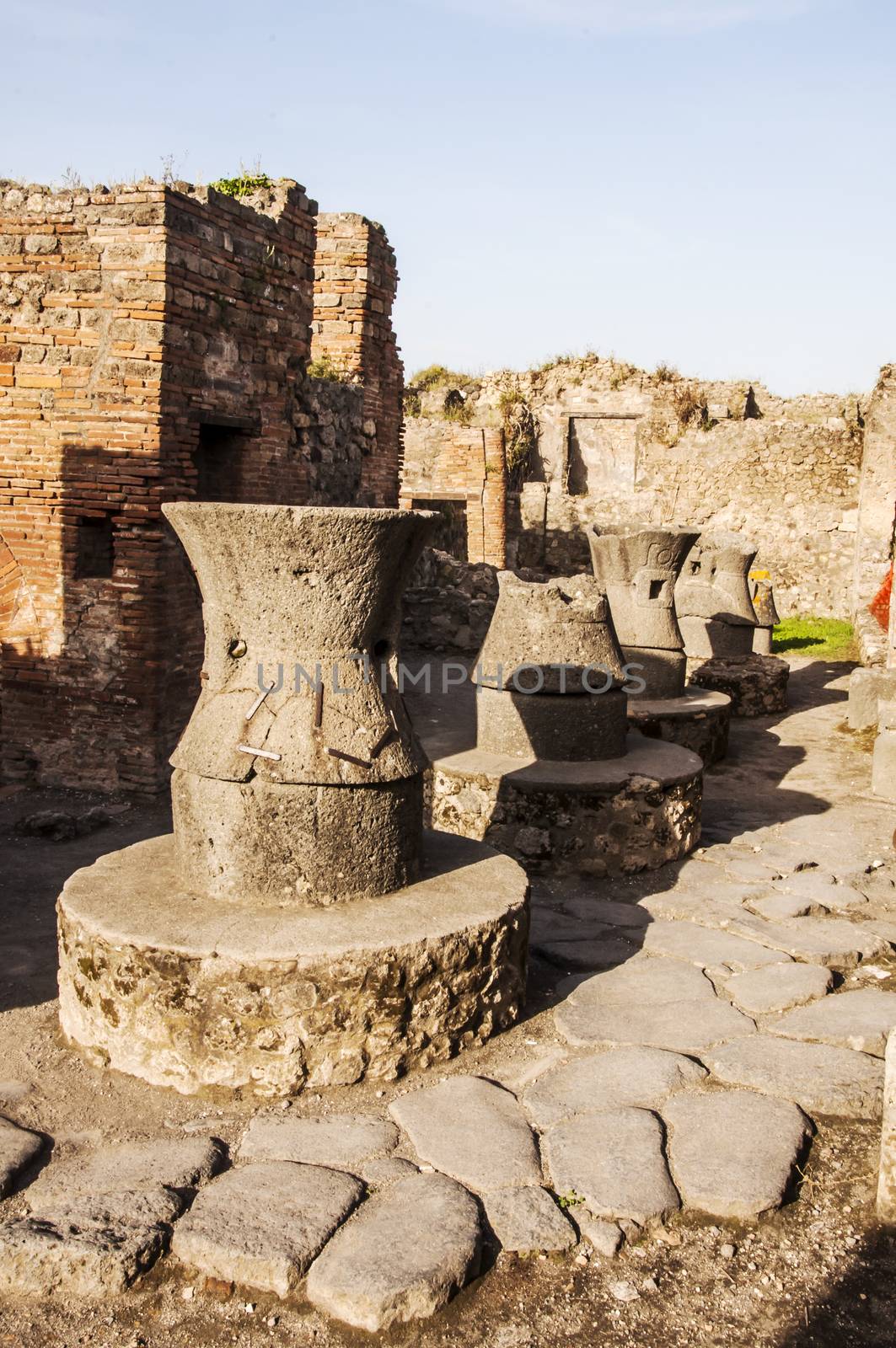 archeologic ruins of Pompeii in Italy