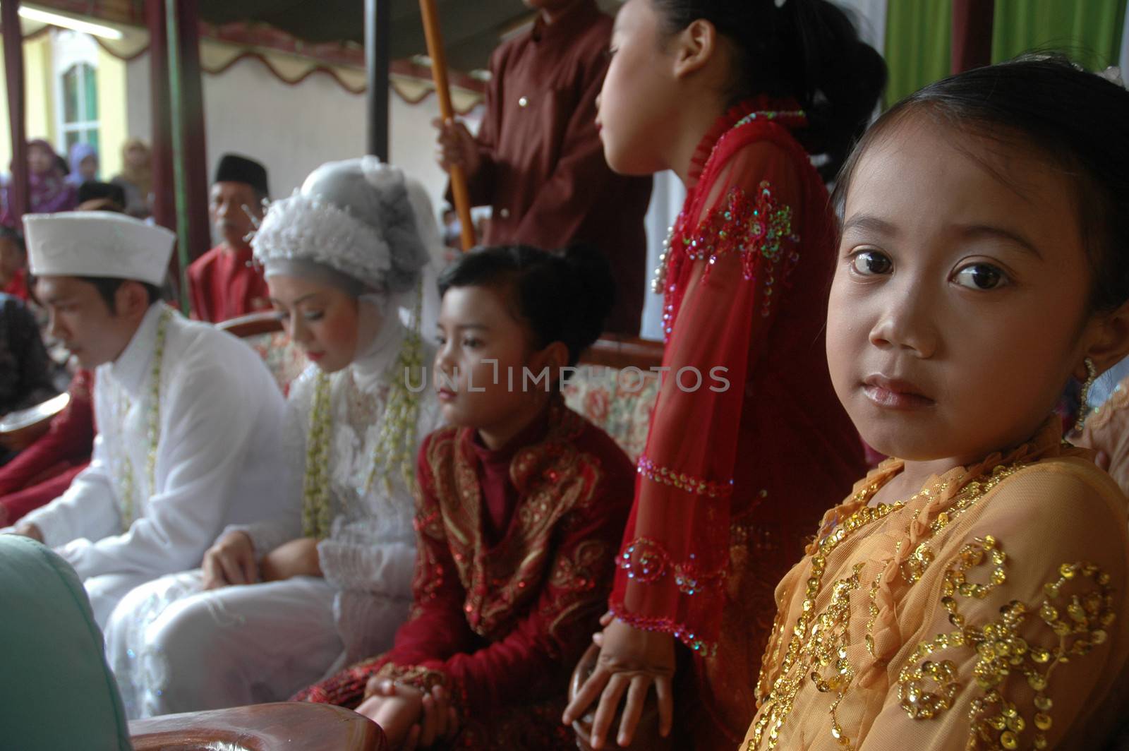 cikijing, west java, indonesia - july 10, 2011: west java traditional wedding ceremonial