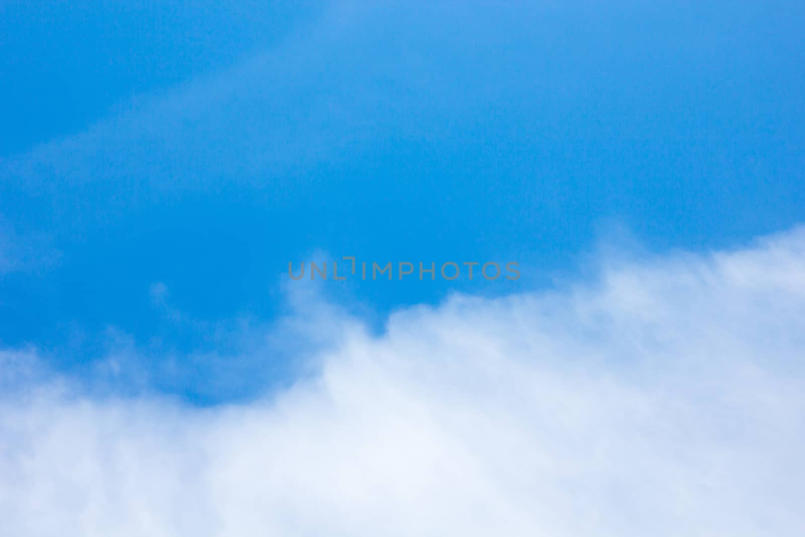 Blue sky and white clouds for background