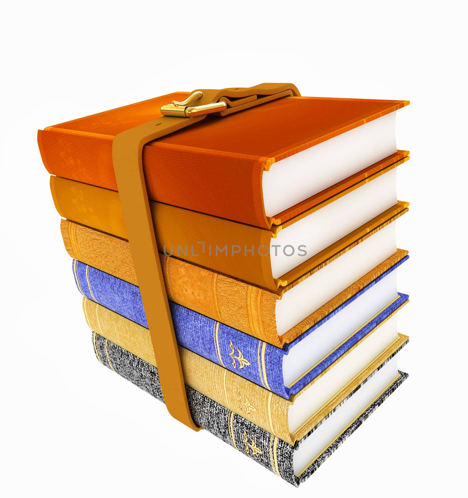 Book on a white background