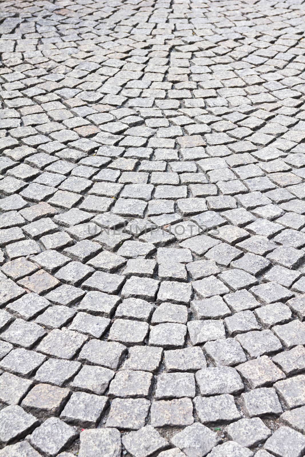 Cobblestoned pavement by gianliguori