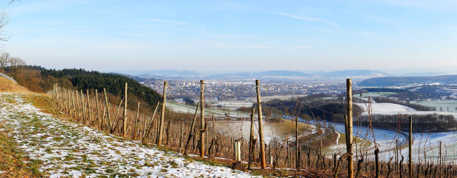 Wittlicher Senke Panorama im Winter
