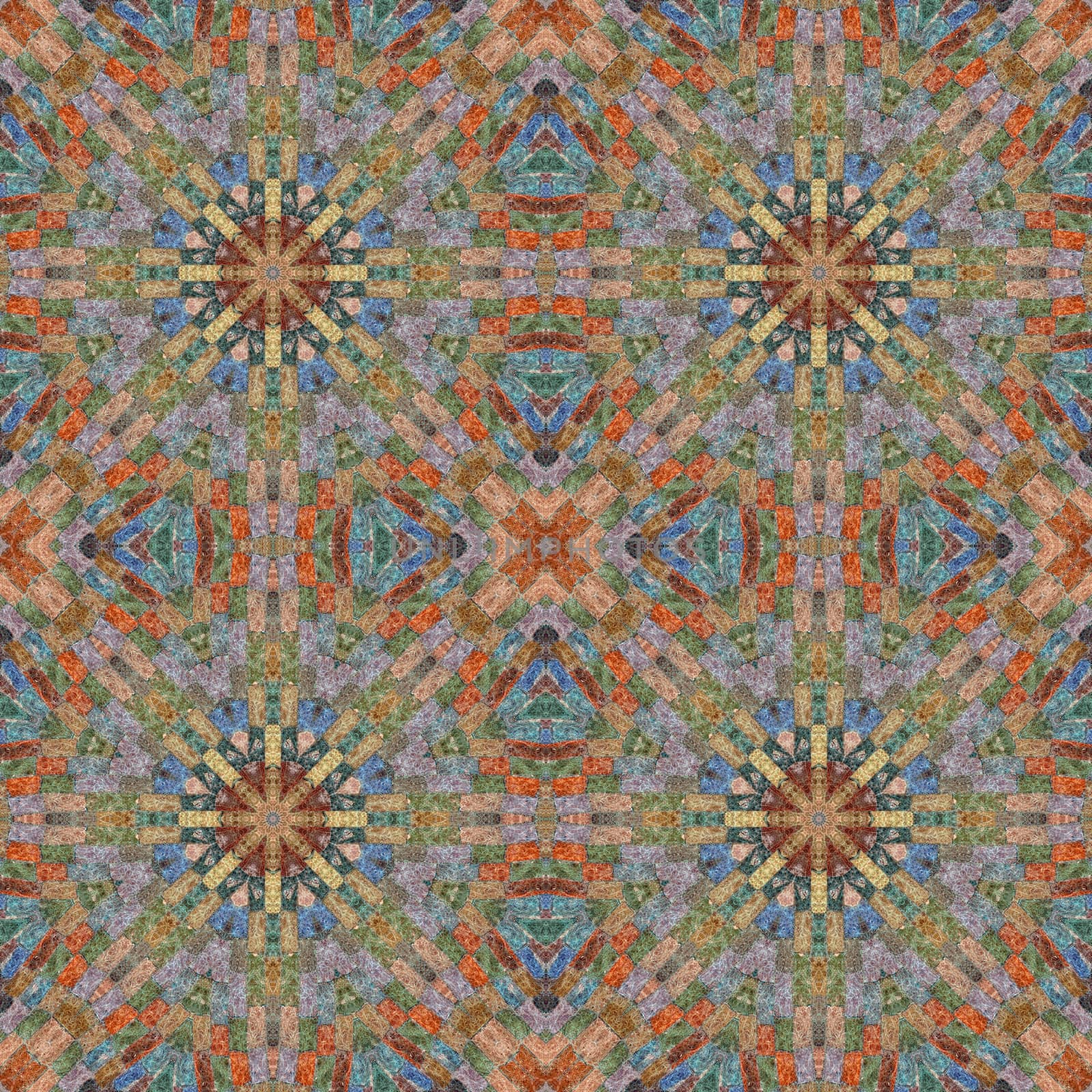 Abstract artistic background, seamless abstract pattern, mosaic of fabric, colored wool mohair