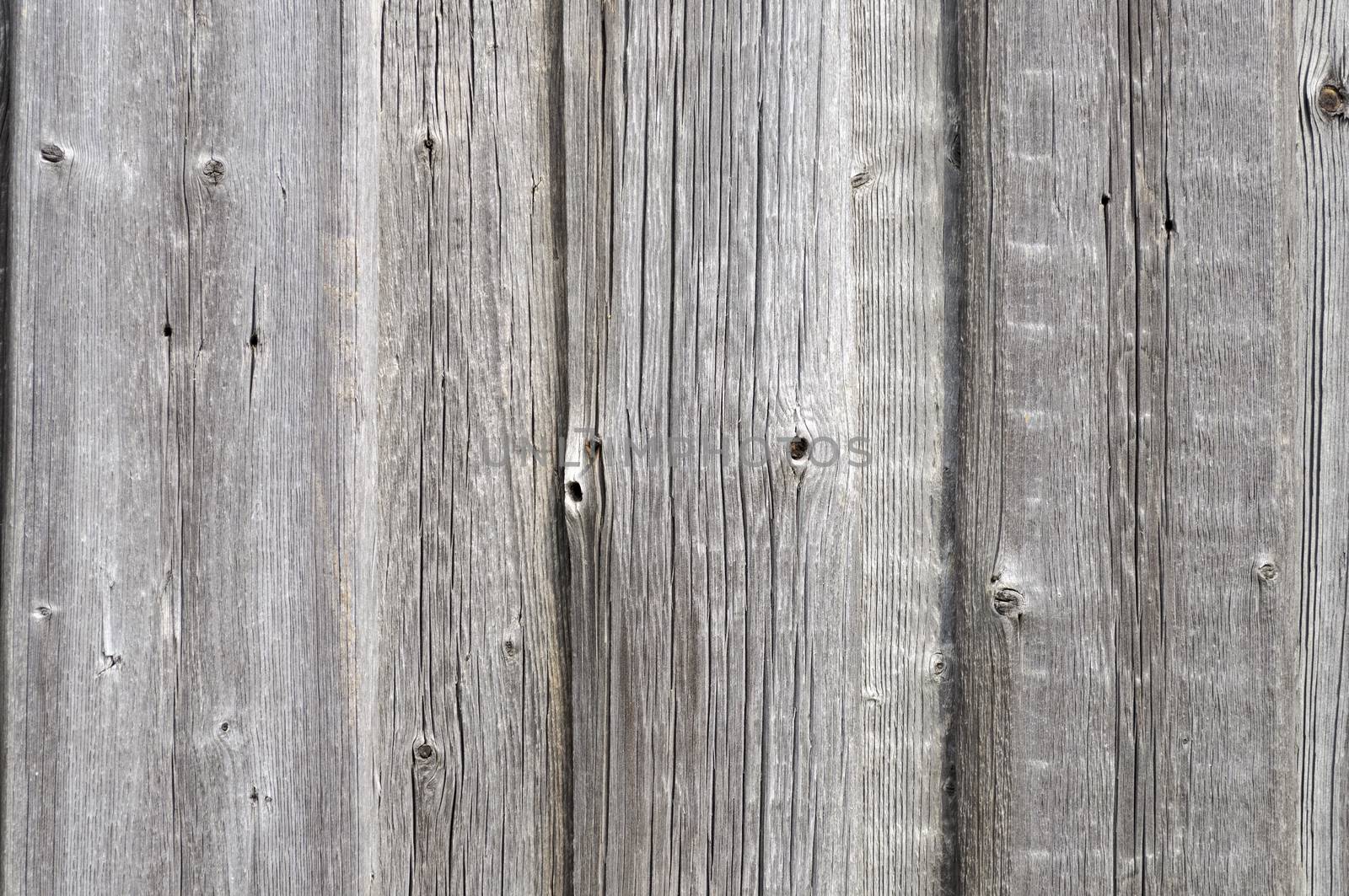 Old grey wooden background by wander
