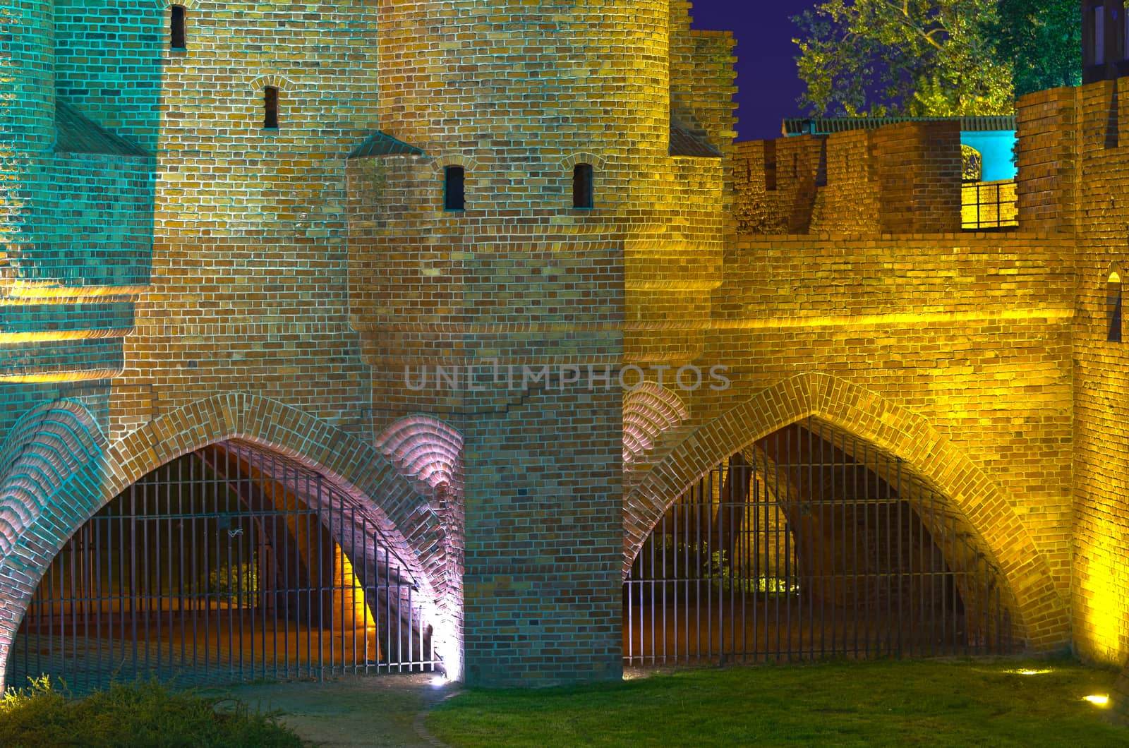 Medieval city walls by dario