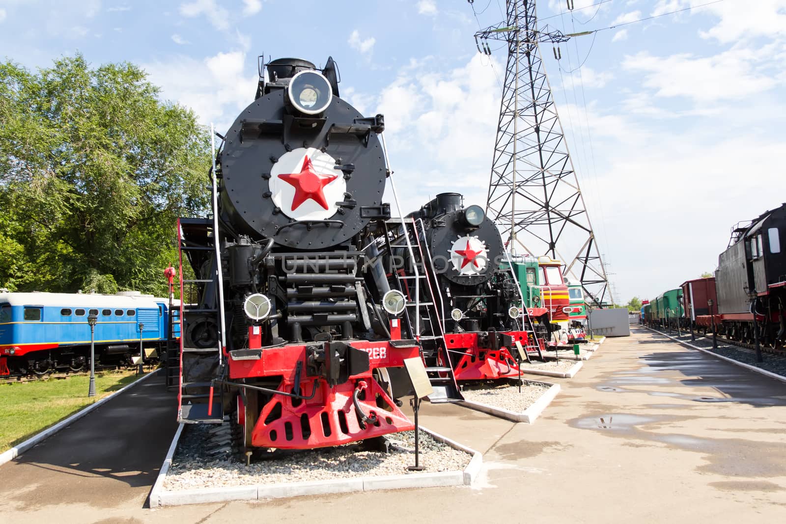Photo of Russian rail road locomotive in Samara