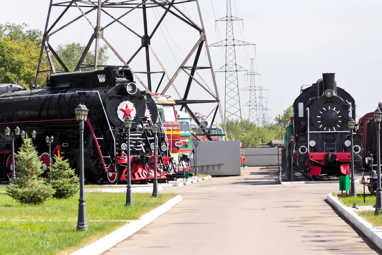 Photo of Russian rail road locomotive in Samara