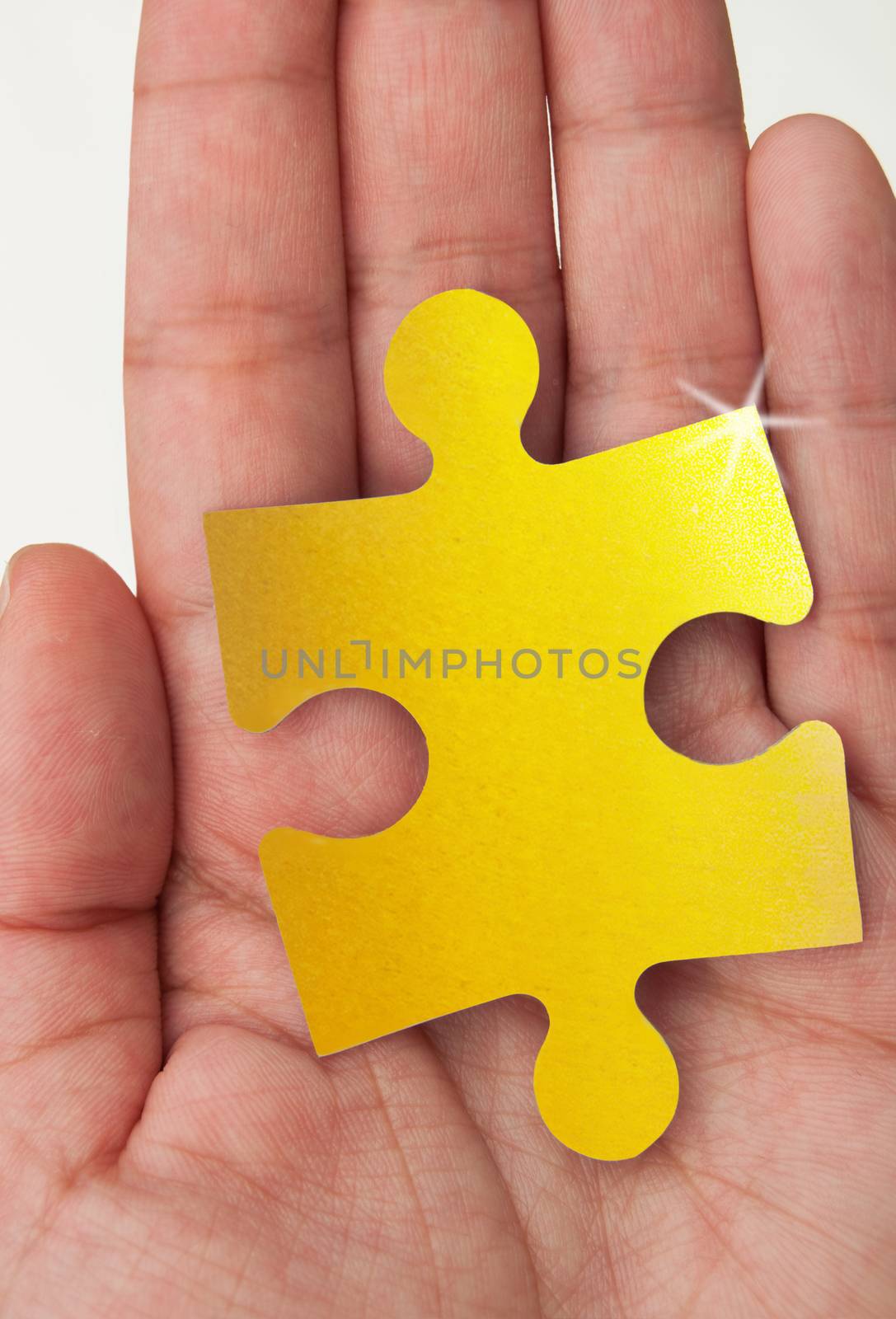 Jigsaw puzzle piece  by unikpix