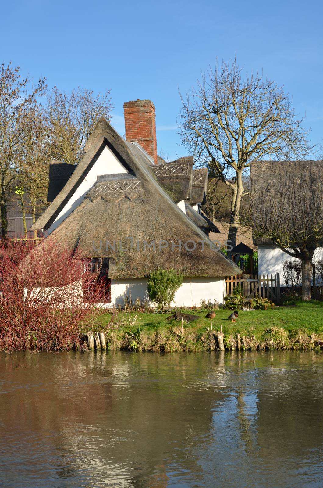 small riverside cottage