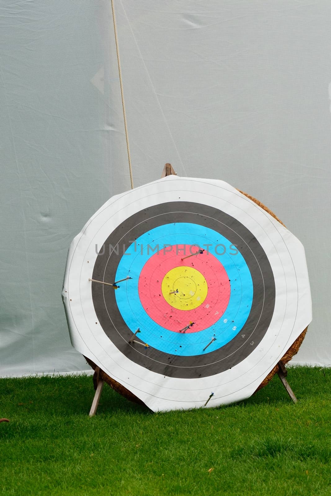 Traditional archery target