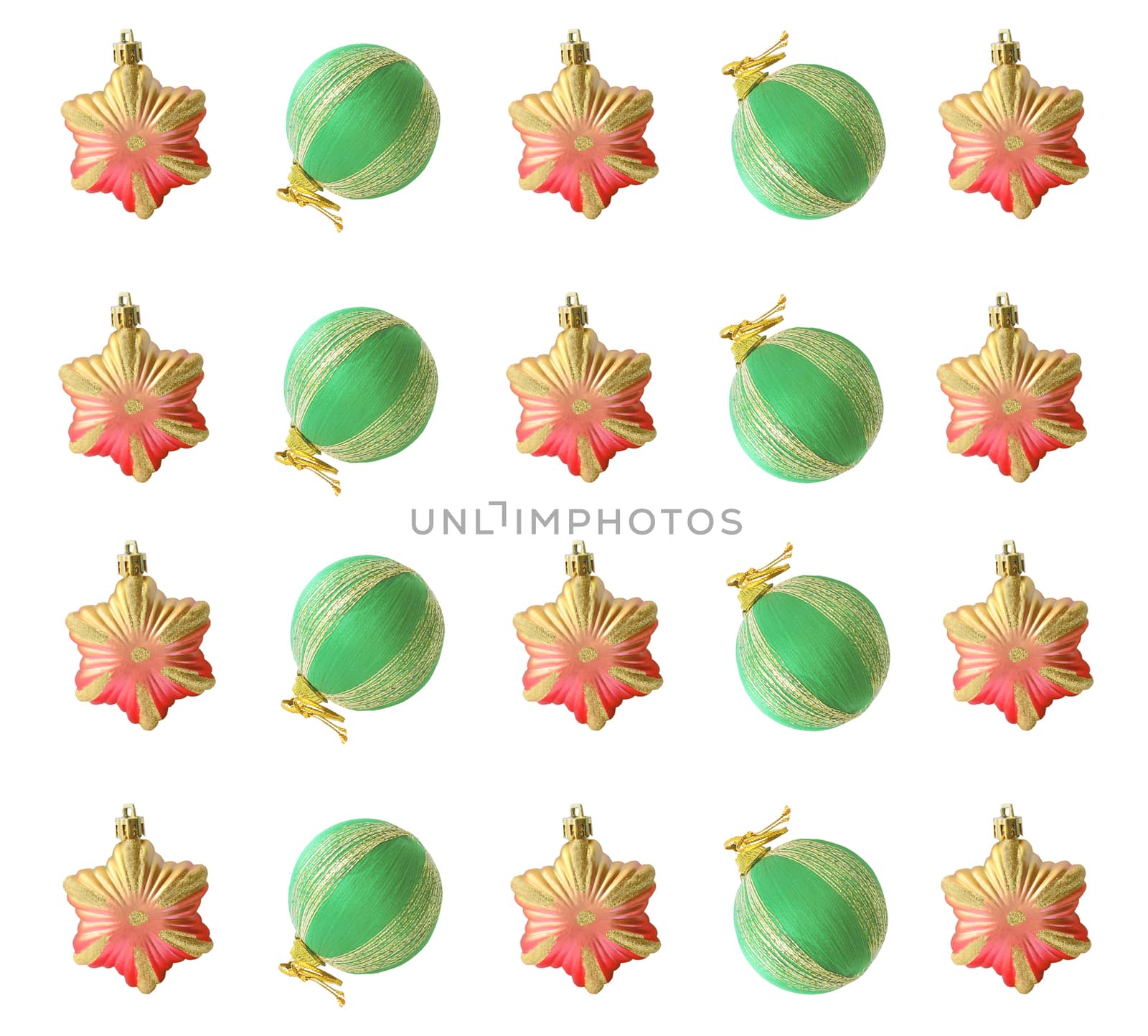 Christmas pattern Christmas tree decorations for the background