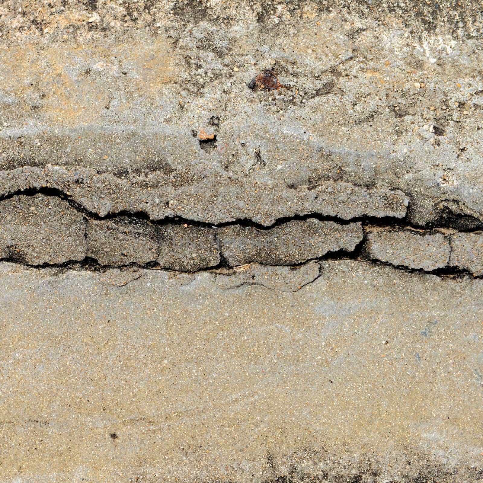 cracked concrete texture closeup background by opasstudio