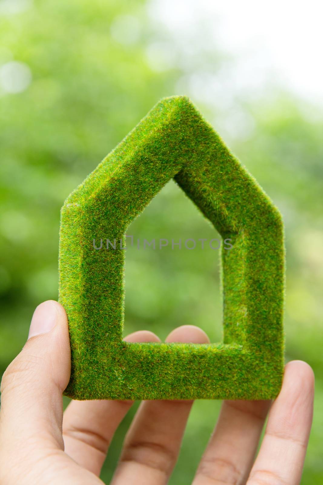 eco house icon concept by ponsulak