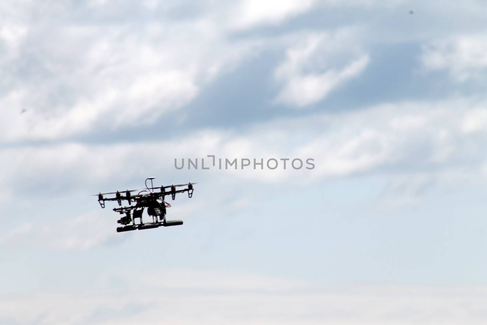 model flying drone