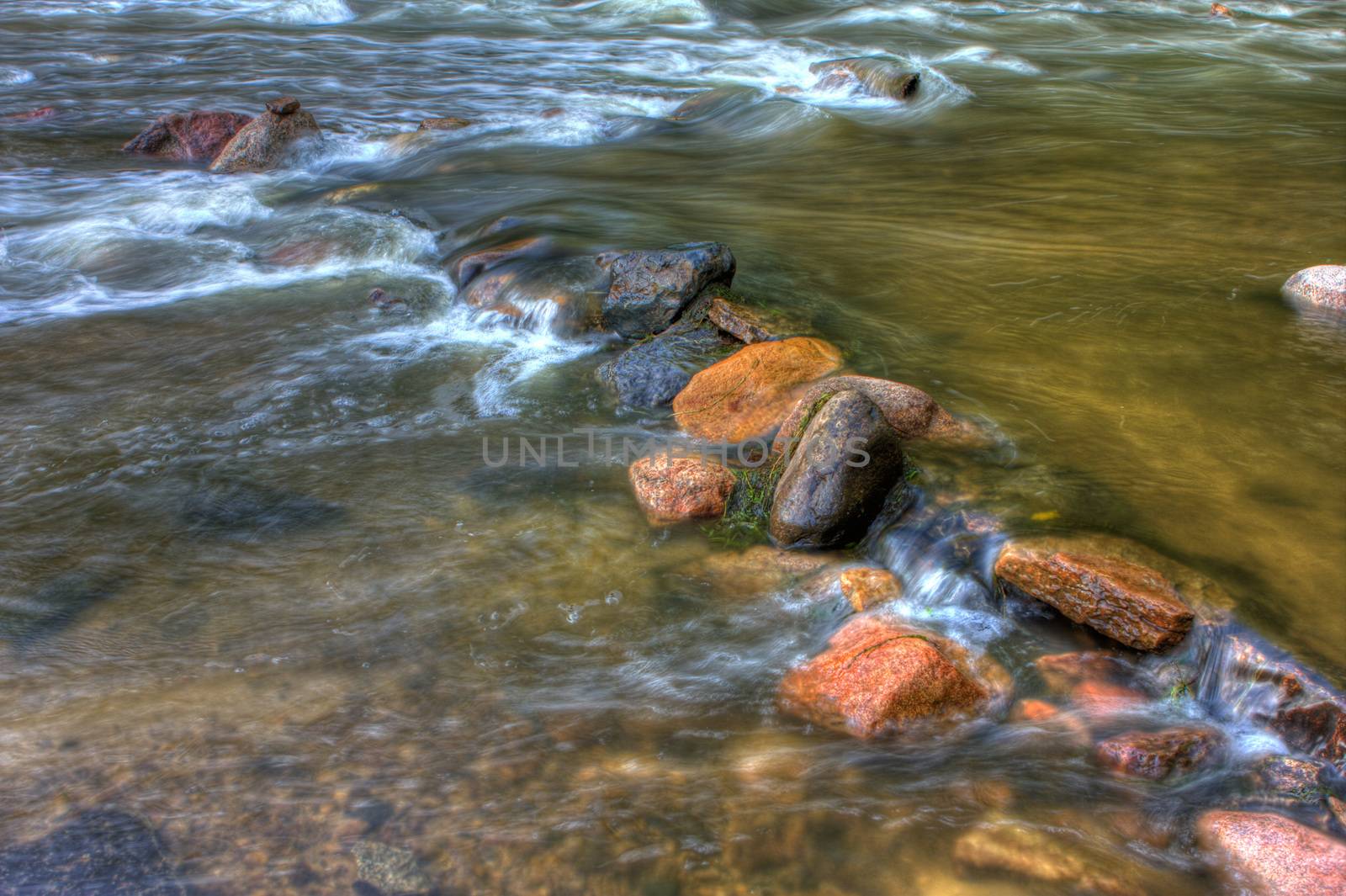 HDR of River Rapids. by Coffee999