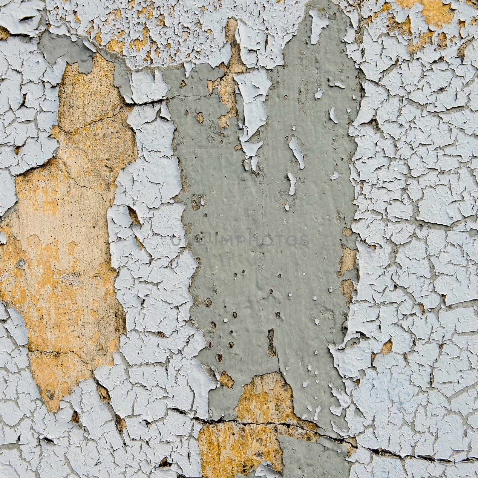 old cracked paint on the wall  by opasstudio