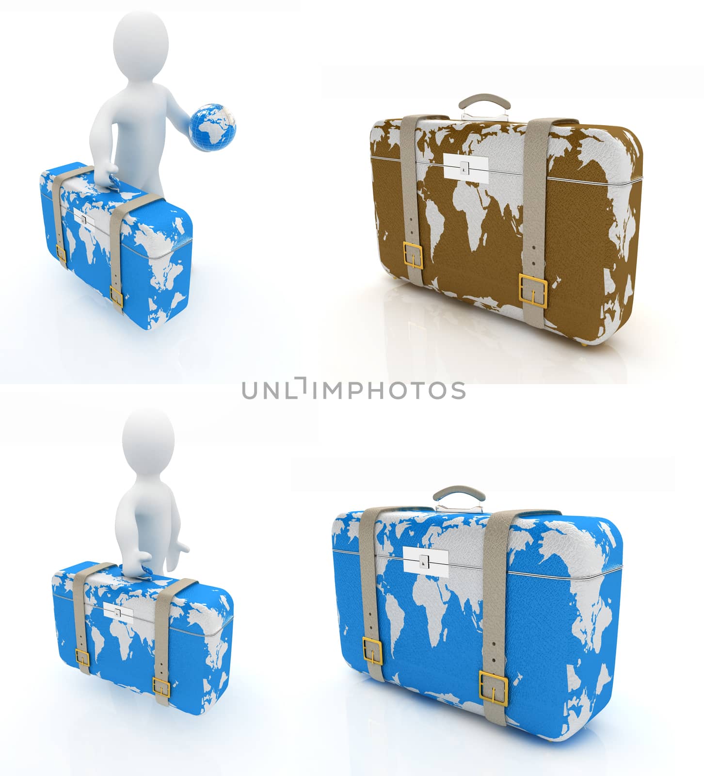 Suitcase for travel set  by Guru3D
