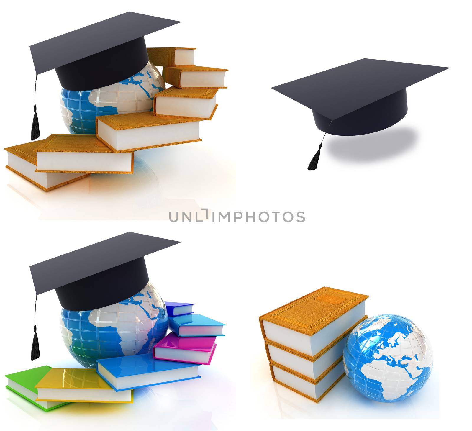 Global Education on a white background