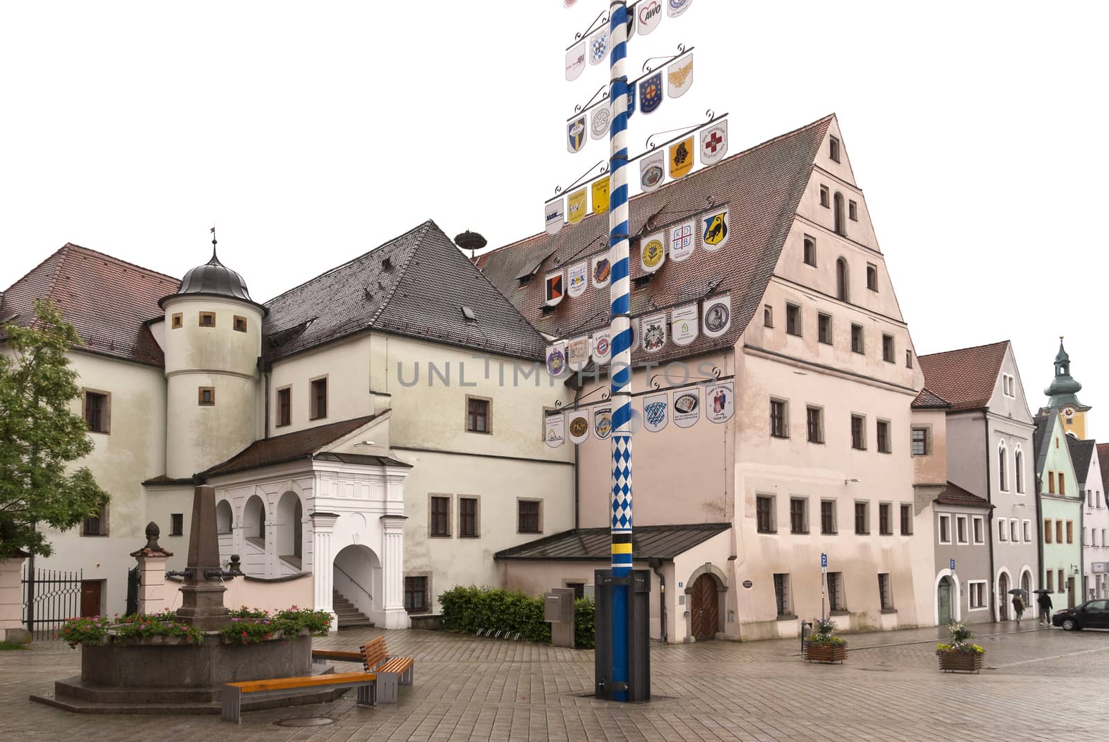 In the old Town of Neustadt in Germany