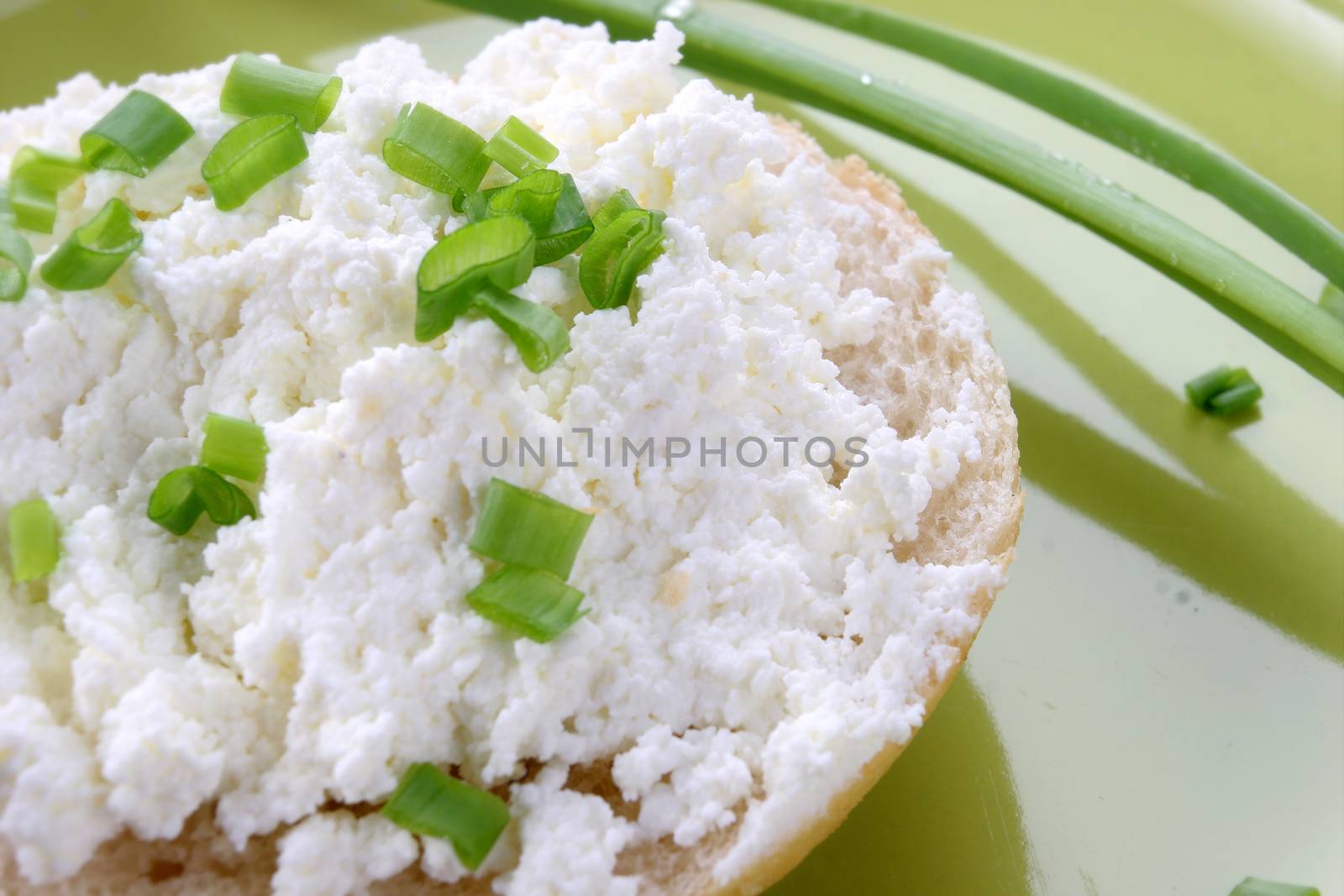 Cottage cheese, healthy breakfast by robert_przybysz