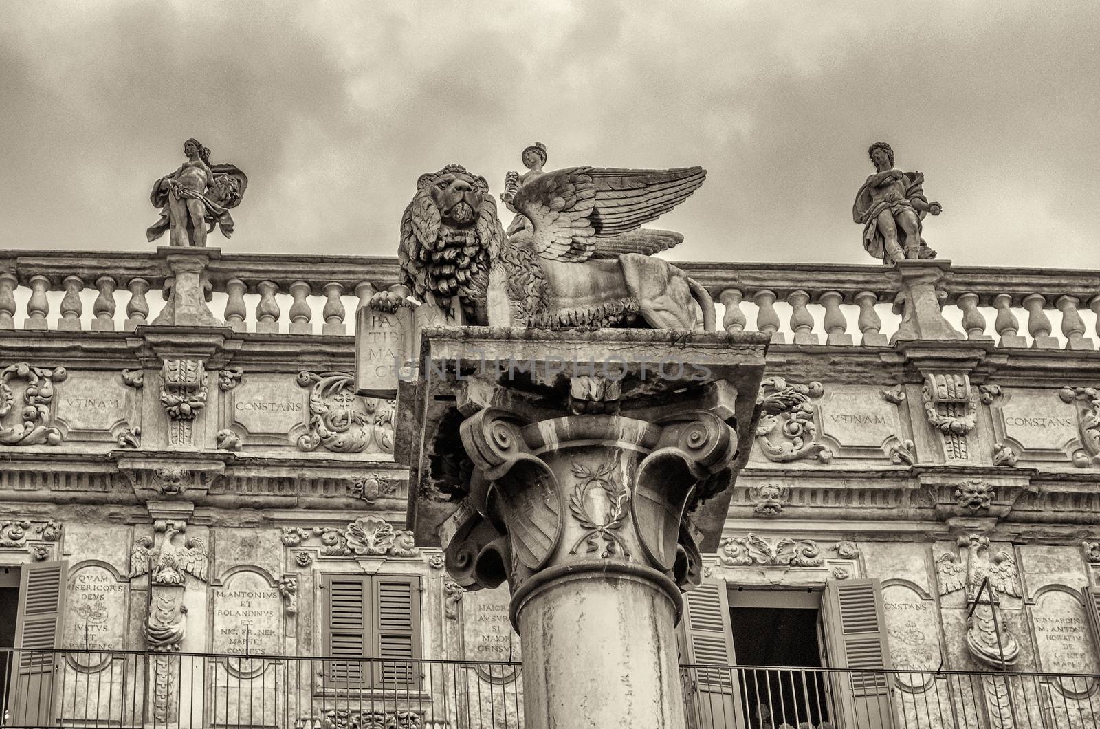 The Lion of St. Mark, Verona by marcorubino