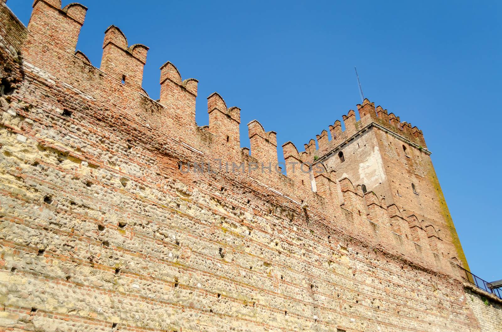 Medieval Old Castle Castelvecchio in Verona, Italy by marcorubino