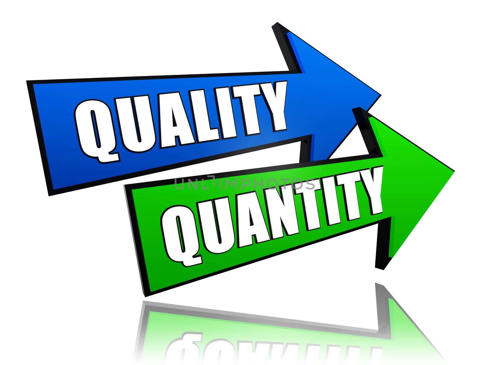 quality and quantity in arrows by marinini