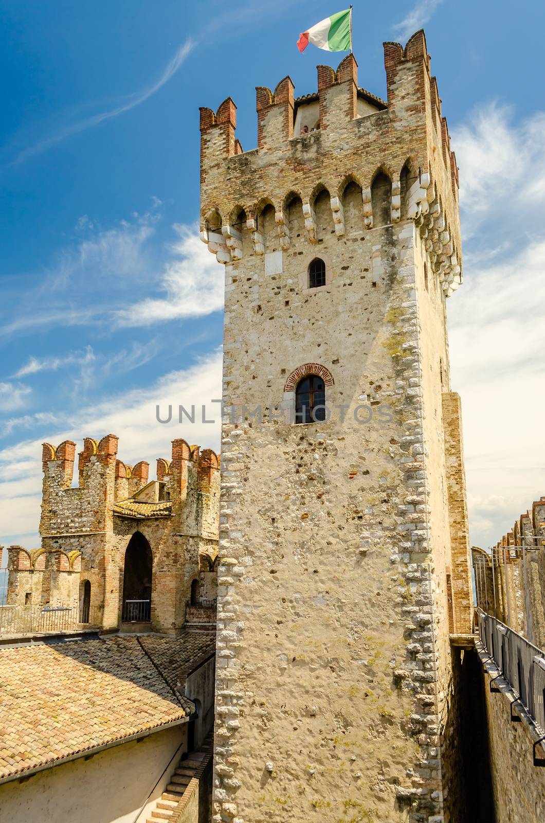Scaliger Castle, Sirmione, Italy by marcorubino