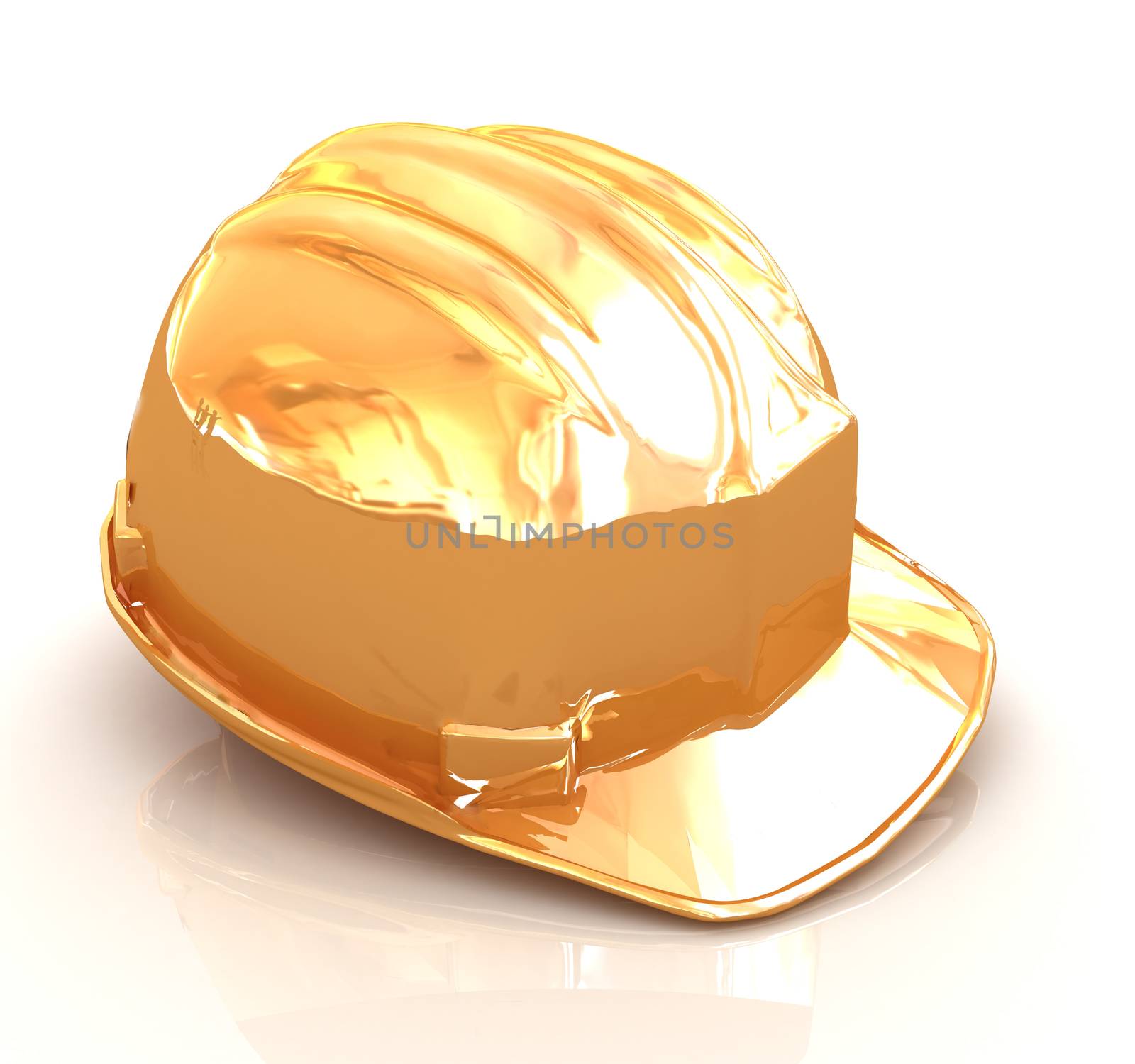 Hard hat on a white background