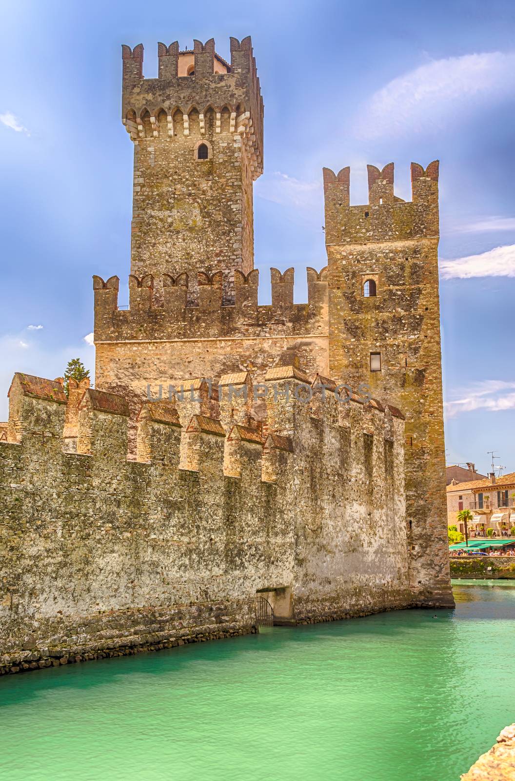 Scaliger Castle on the Garda Lake, Sirmione, Italy