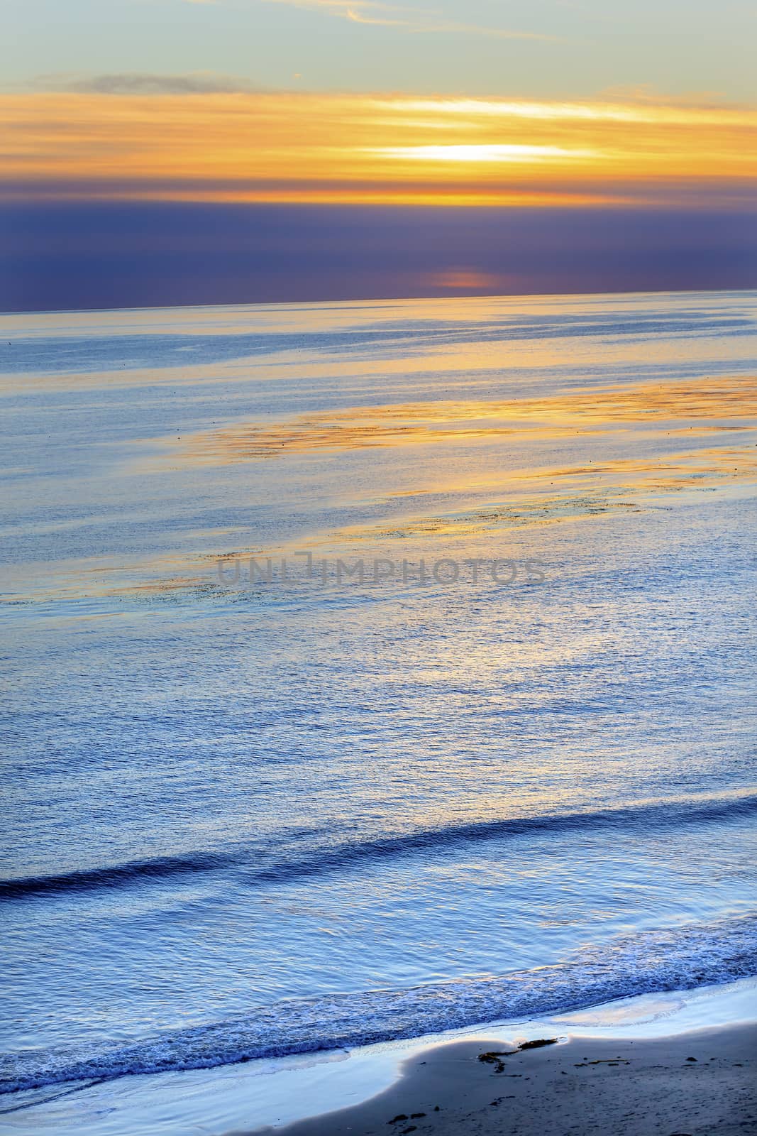 Eilwood Mesa Pacific Ocean Sunset Goleta California by bill_perry