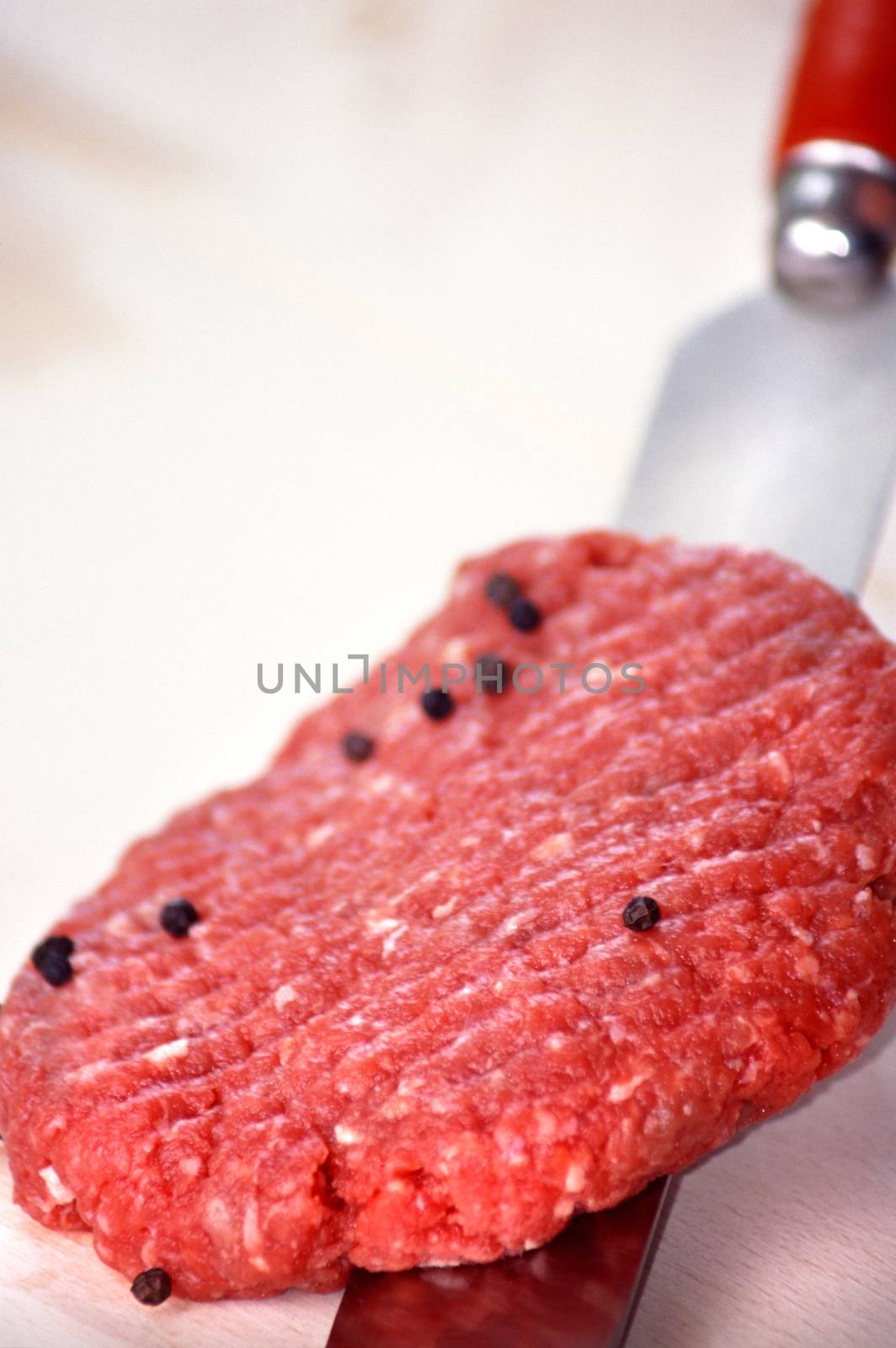 Chop with minced meat