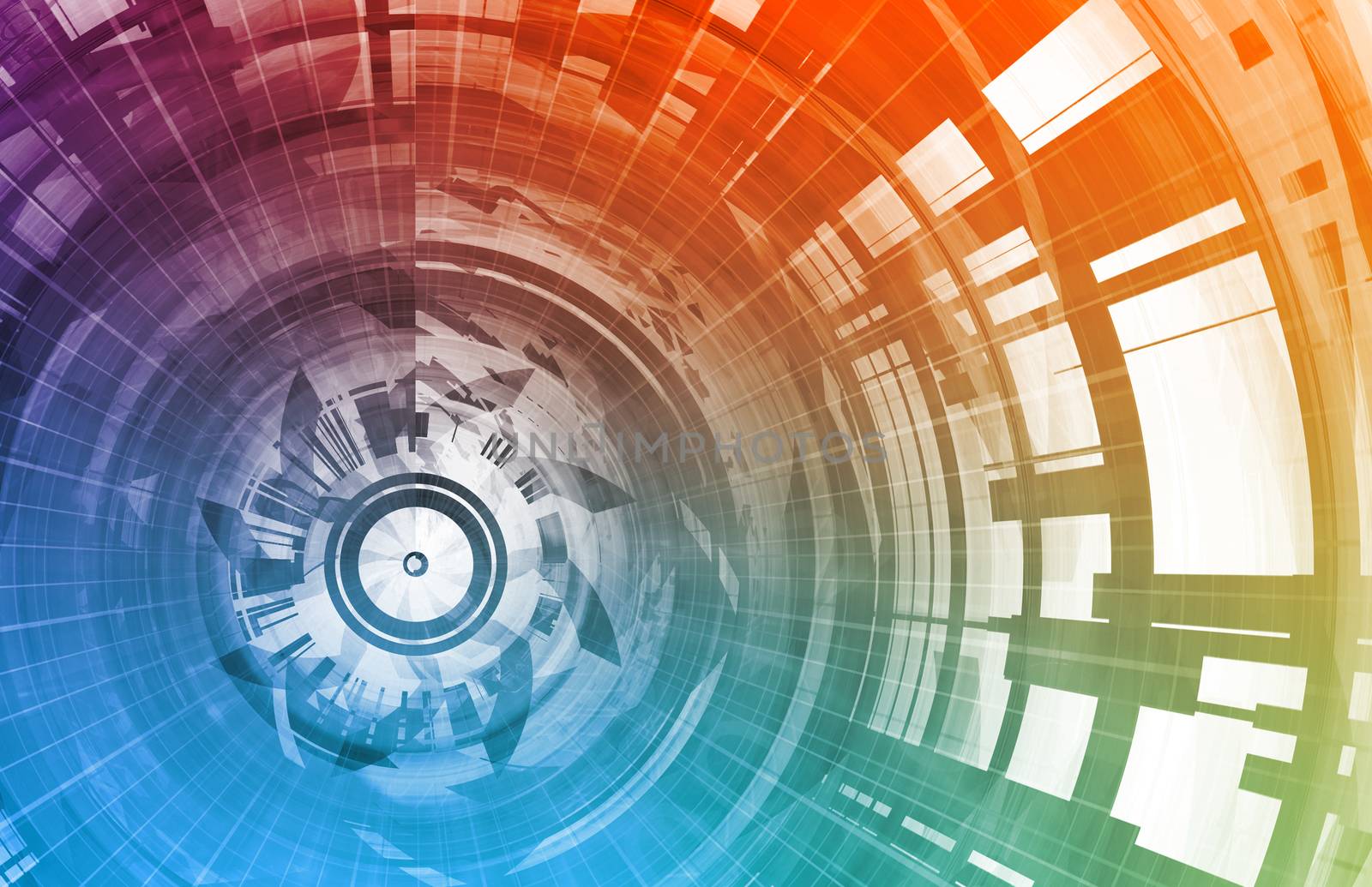Internet World Wide Web Abstract Tech Background