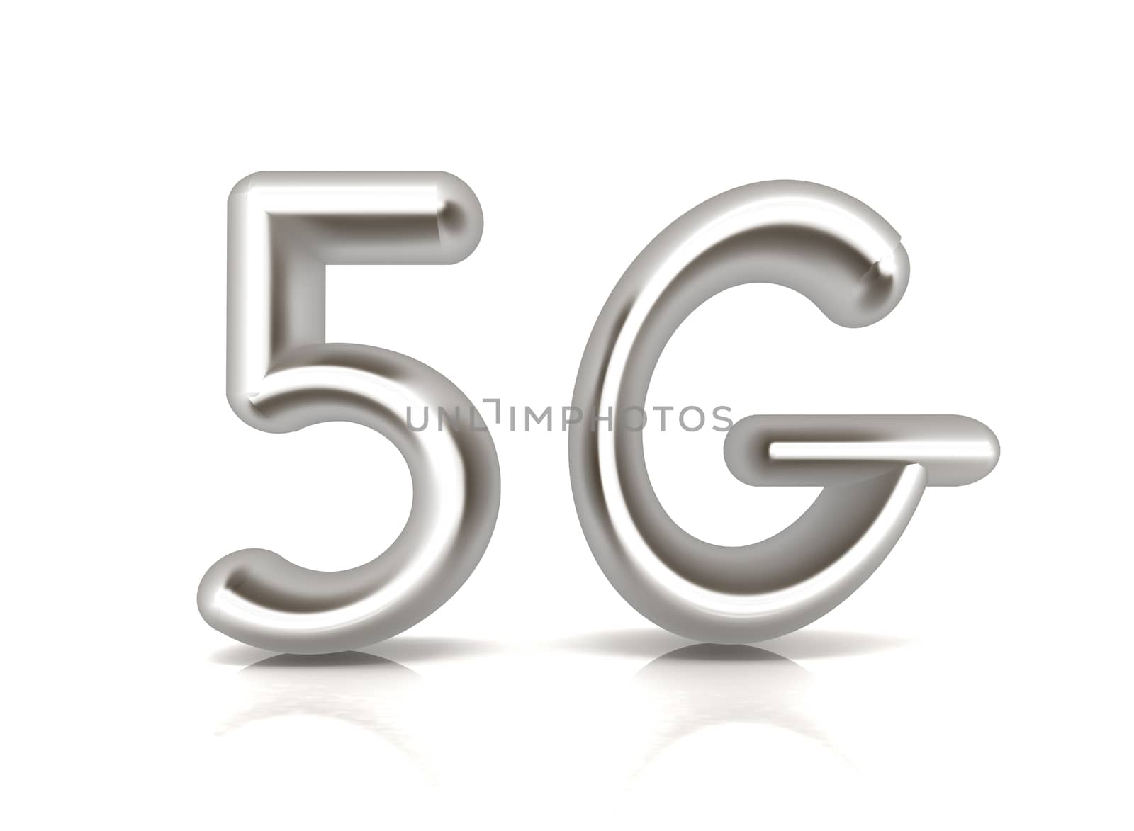 5g modern internet network. 3d text  by Guru3D