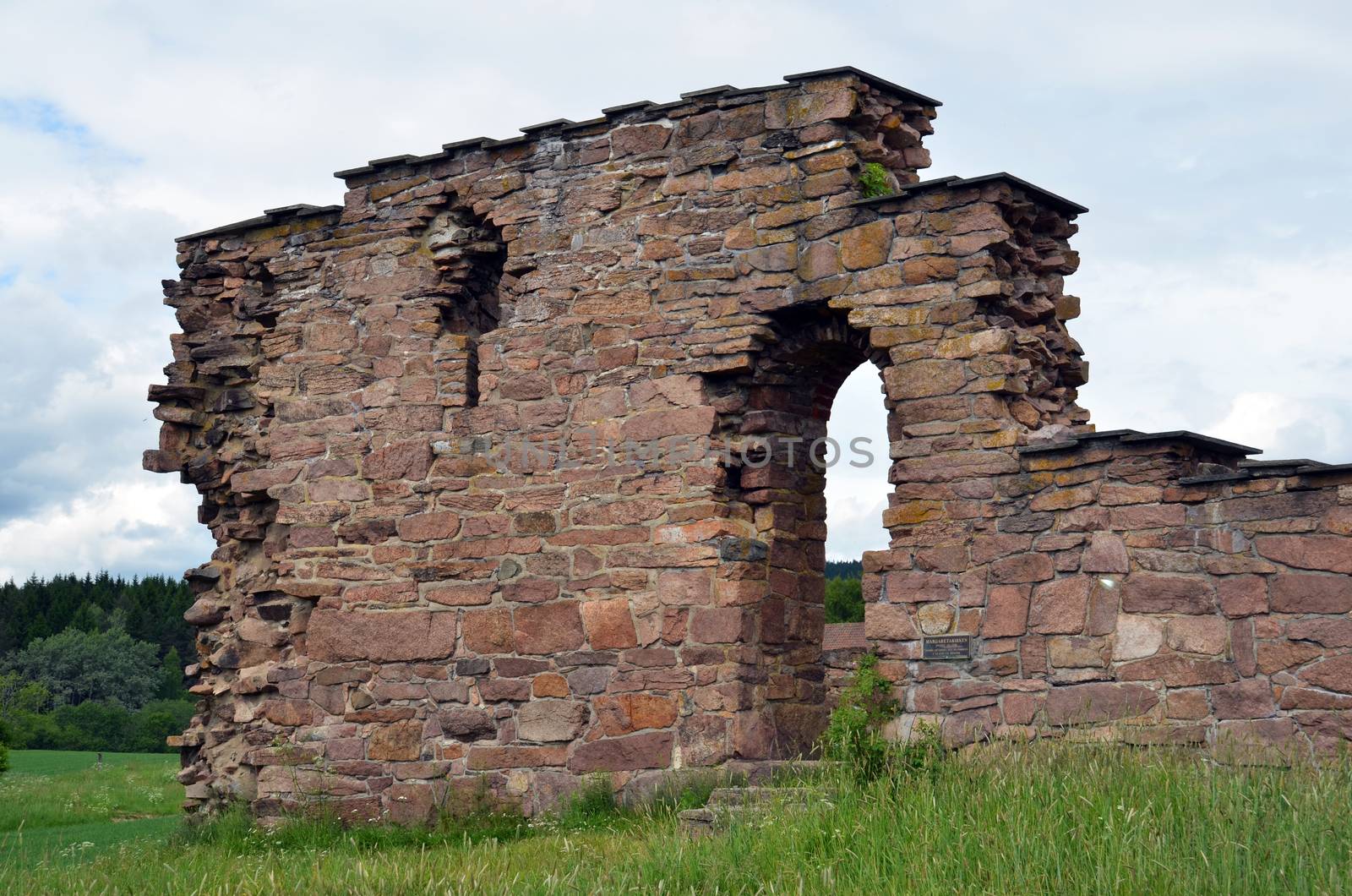 St. Margaret's Church (Norwegian: Margaretakirken) was a stone church built in the 13th century, placed in Maridalen in the outskirts of Oslo, Norway, close to the northern end of Maridalsvannet. It is now a ruin, but the ruin underwent a restoration in 1934, and is today the best preserved medieval buildings next to the Old Aker Church. The church is named after Margaret of Antioch.