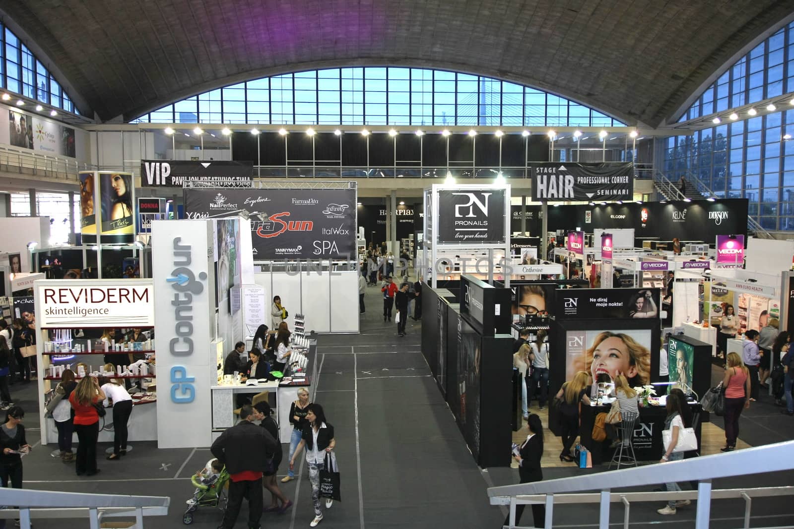 23th iinternational fair and congress of cosmetics, solarium, equipment, wellness, spa and hair care, the largest beauty fair in South-east Europe, The touch of Paris, 26th and 27th April 2014. Belgrade,Serbia