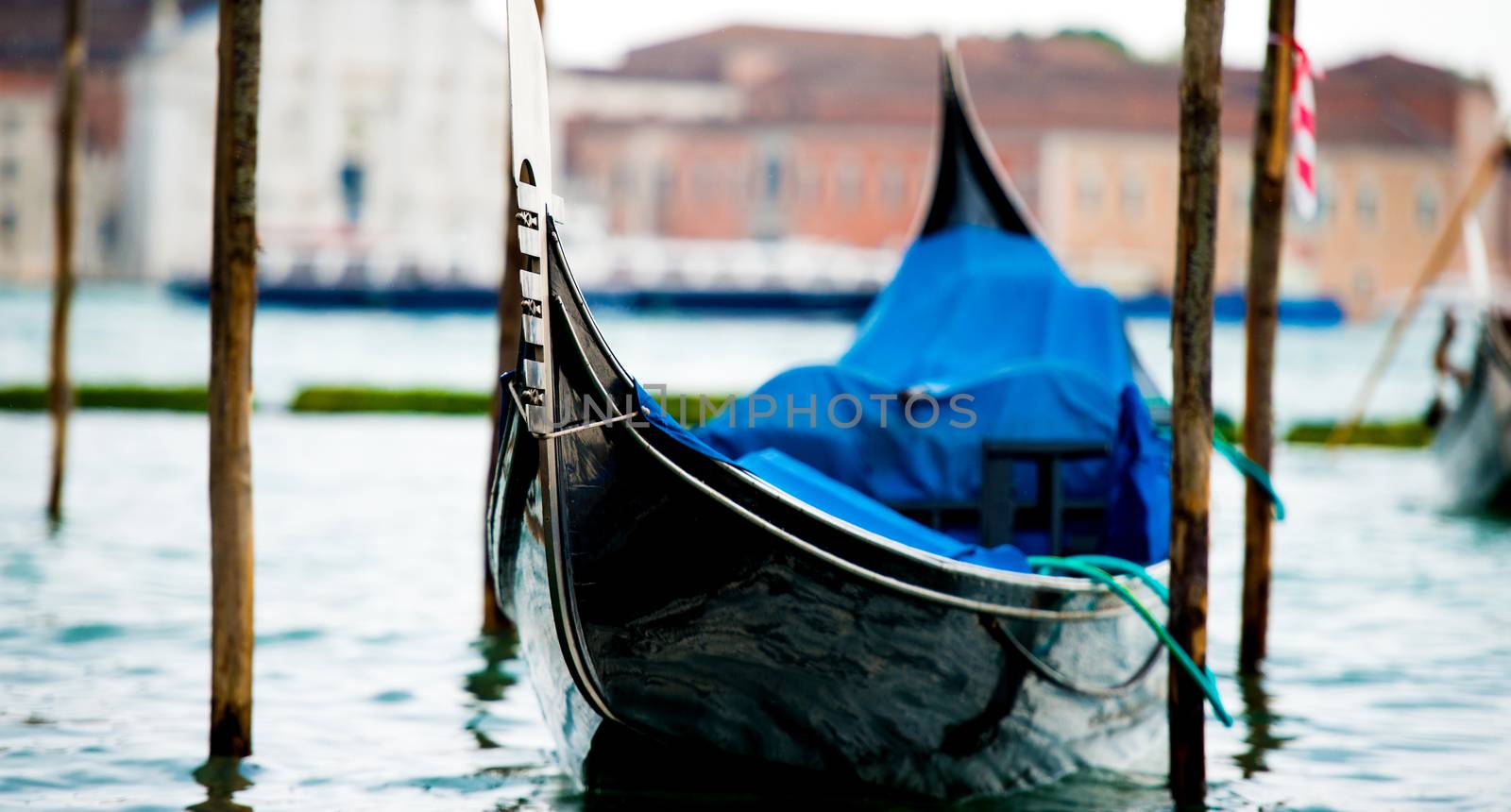 Gondola on the Grand Canal in Venice, Italy