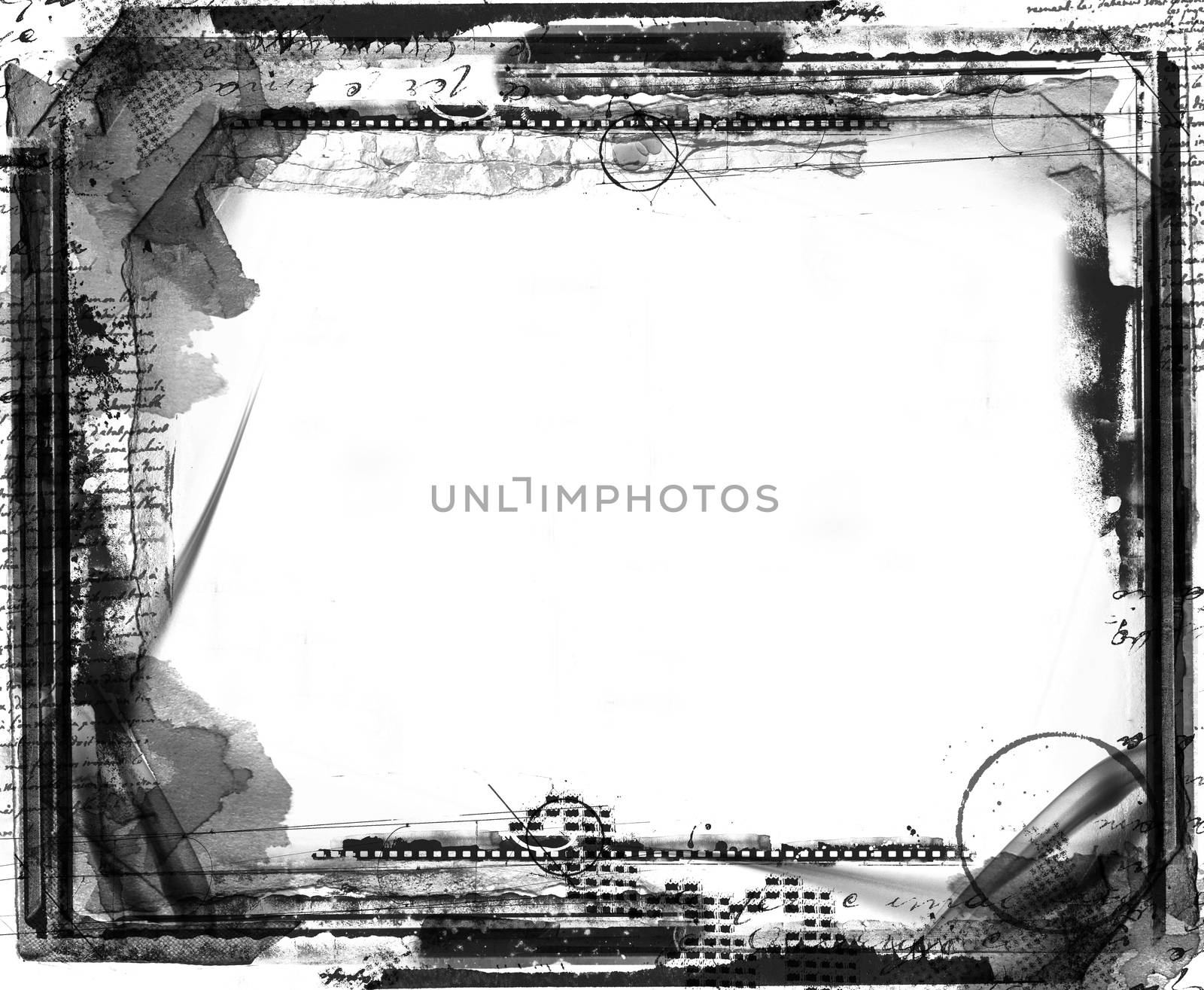 Highly detailed grunge frame  with space for your text or image. Great grunge layer for your projects.