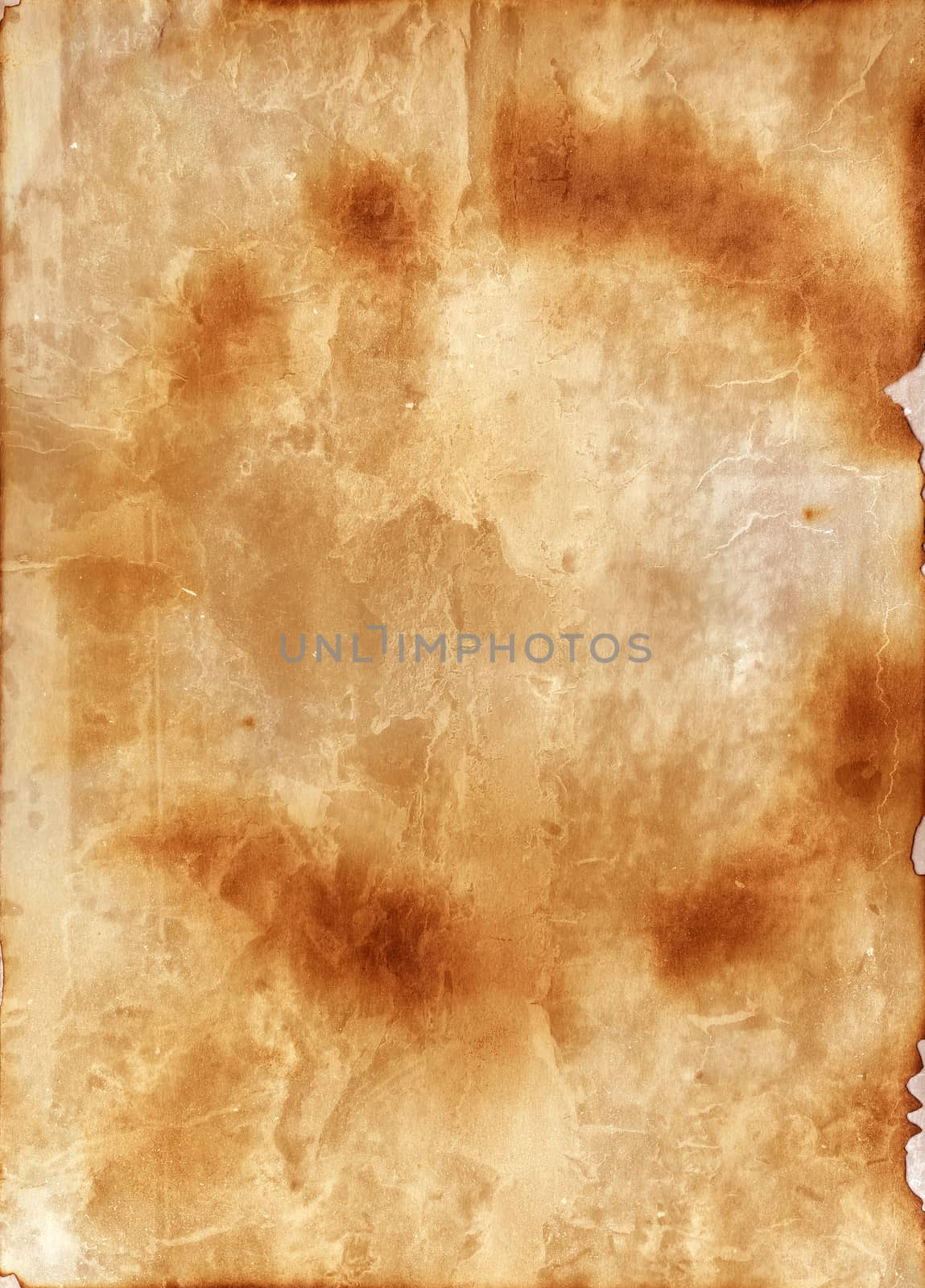 vintage grunge rusty stained damaged paper with space for text or image