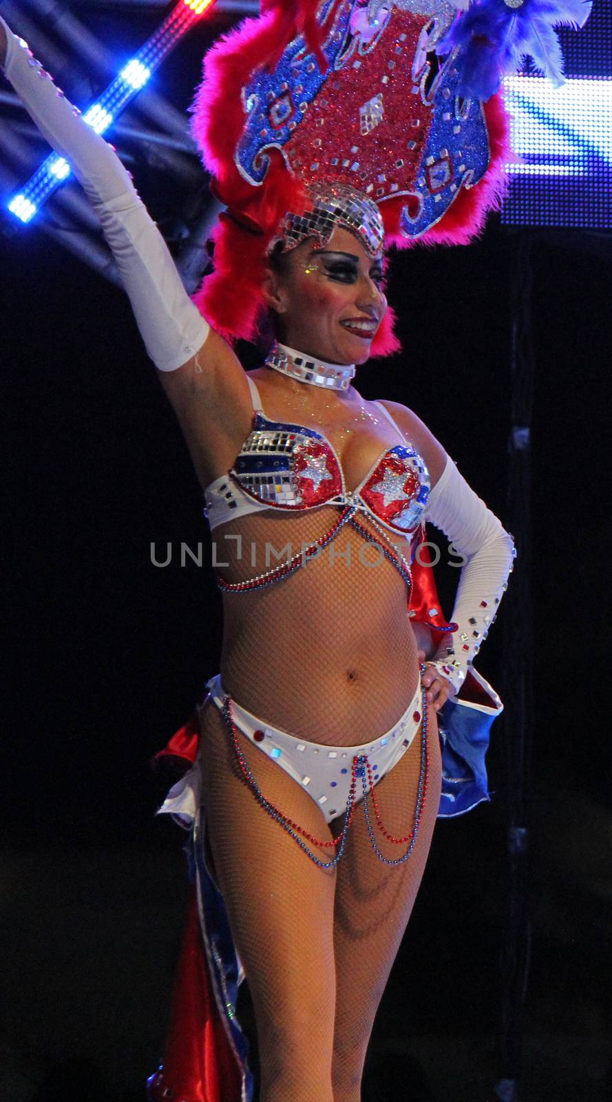 An entertainer performing on stage in Playa del Carmen, Mexico
08 Feb 2013
No model release
Editorial only