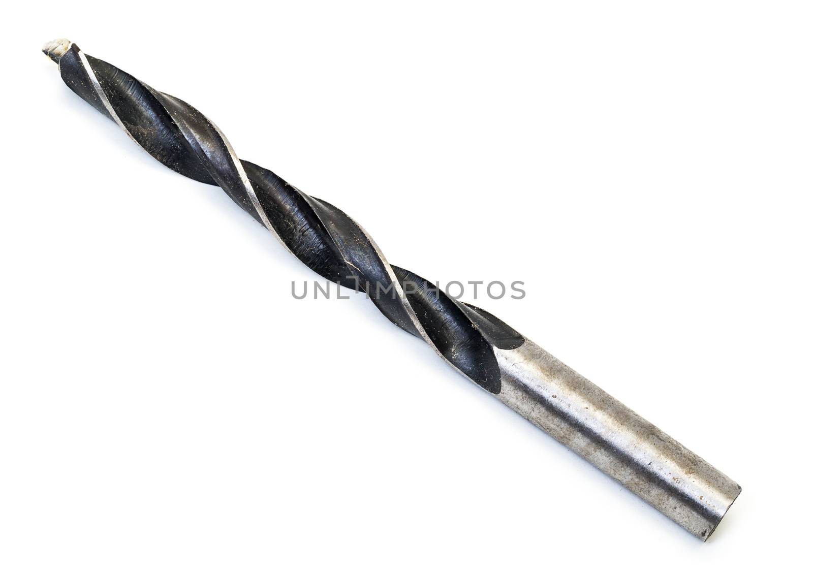 One Drill Bit, isolated on white background