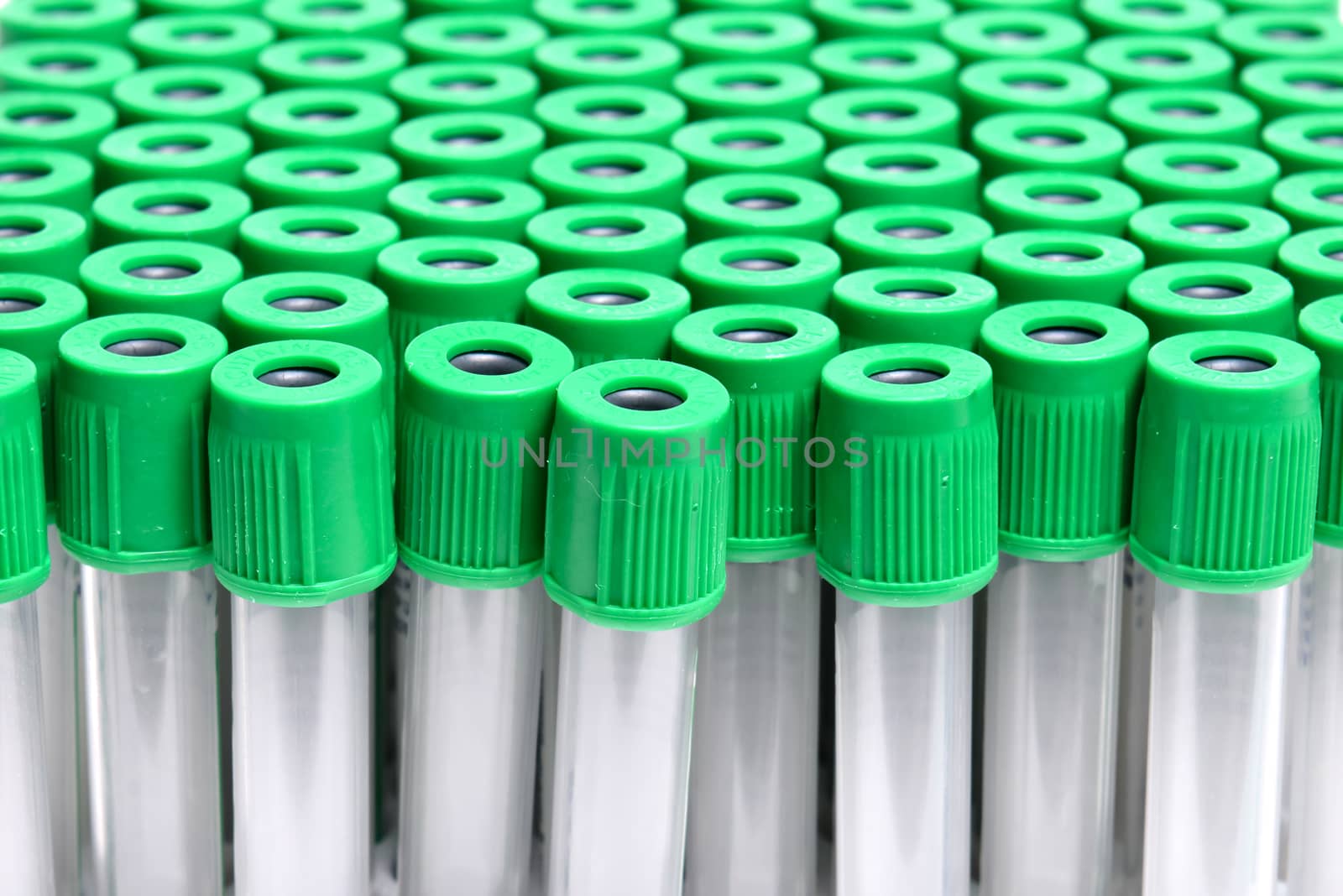 new vacuum tube isolated on white background