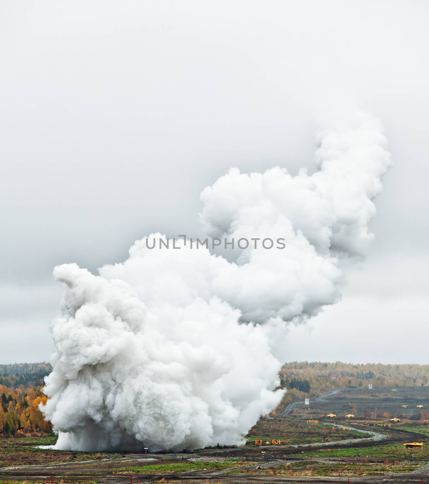 Russian heavy multiple rocket launcher RSZO  "Smerch"