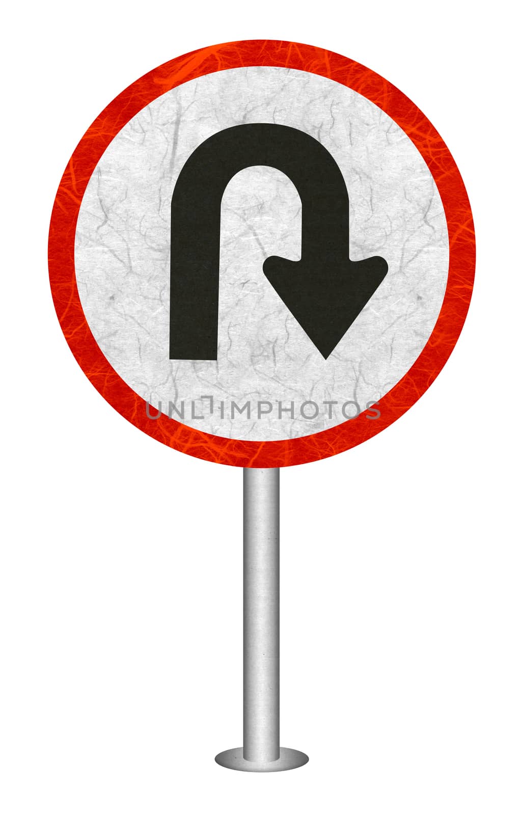 Traffic sign recycled paper  by thanarat27