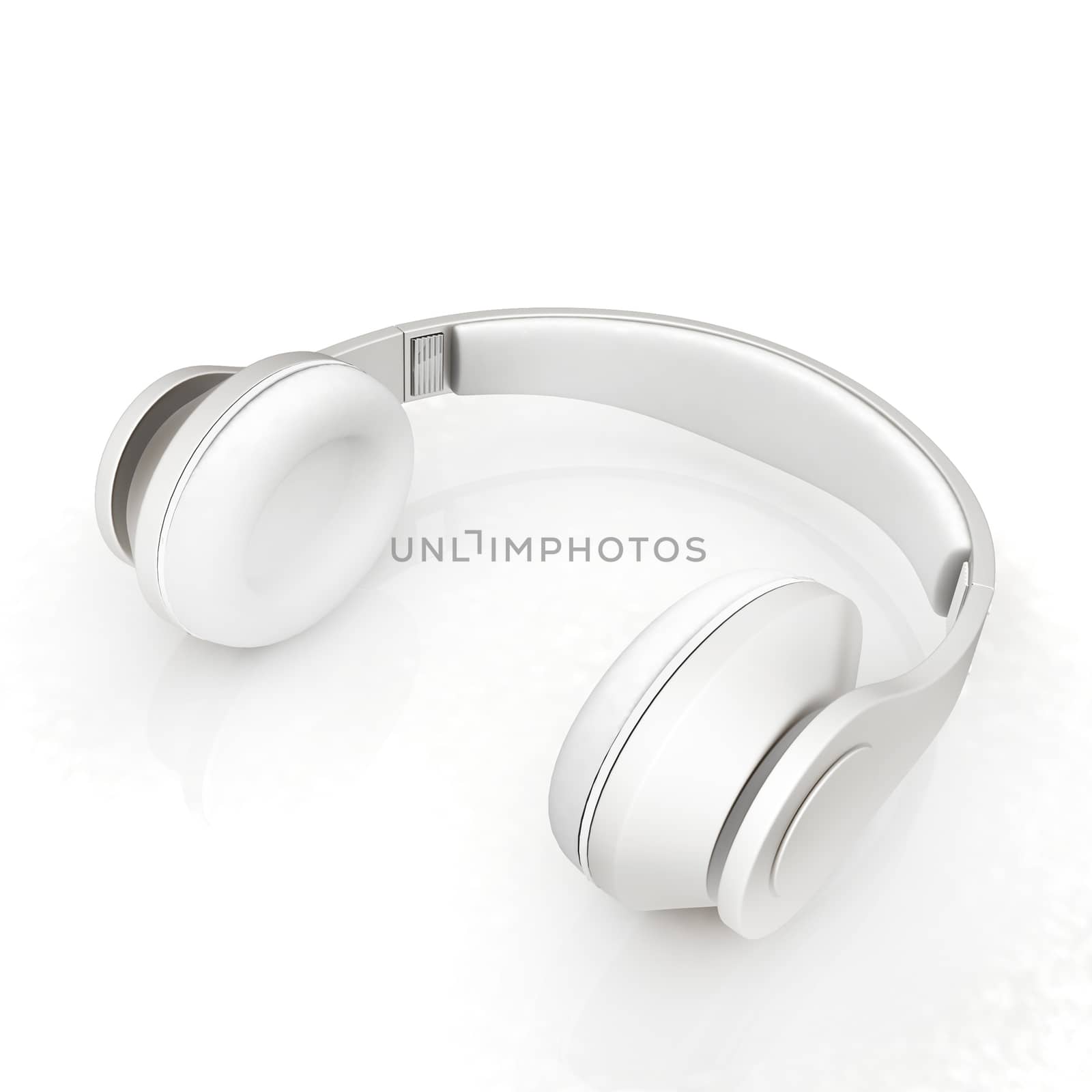 Headphones Isolated on White Background 