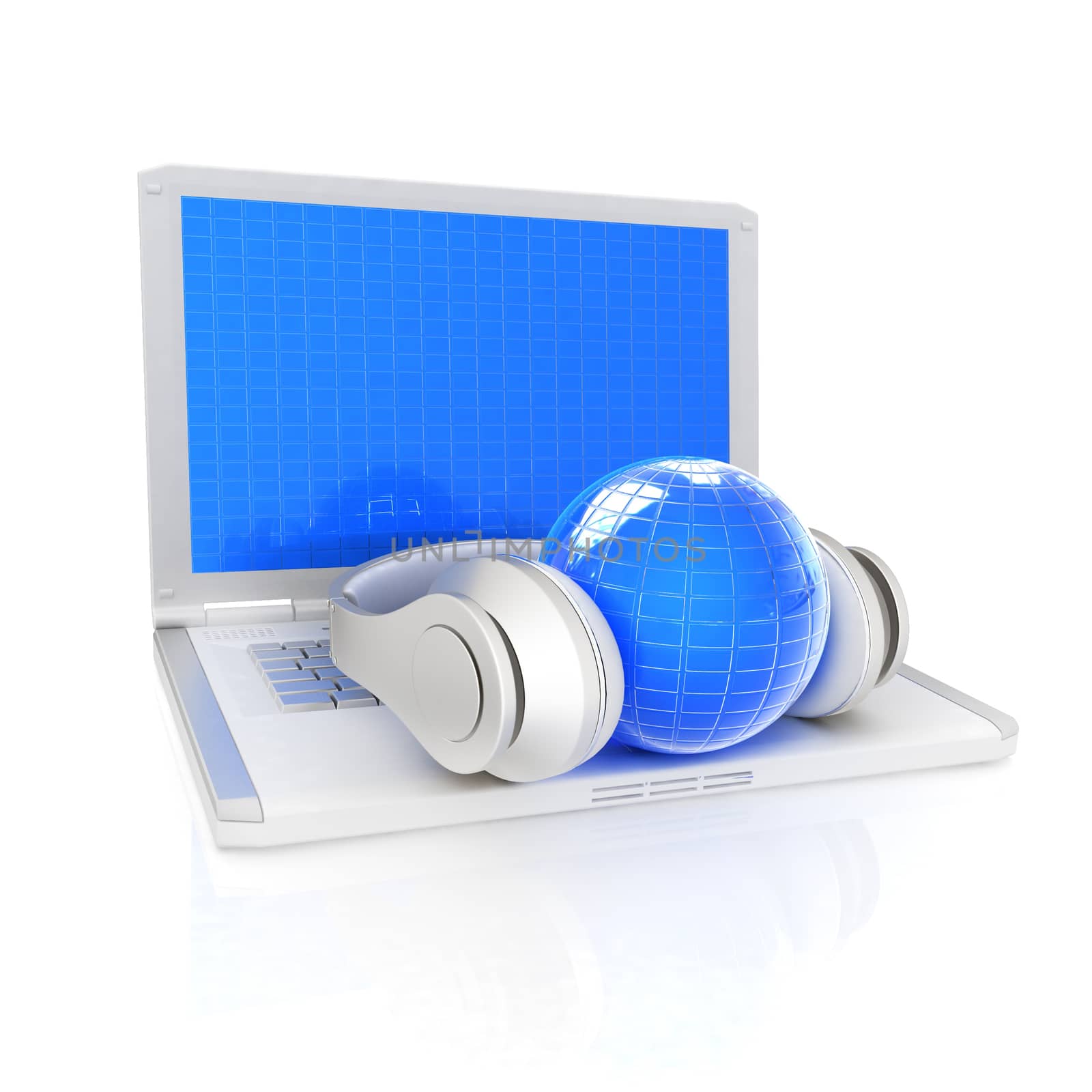 Headphone and Laptop  by Guru3D