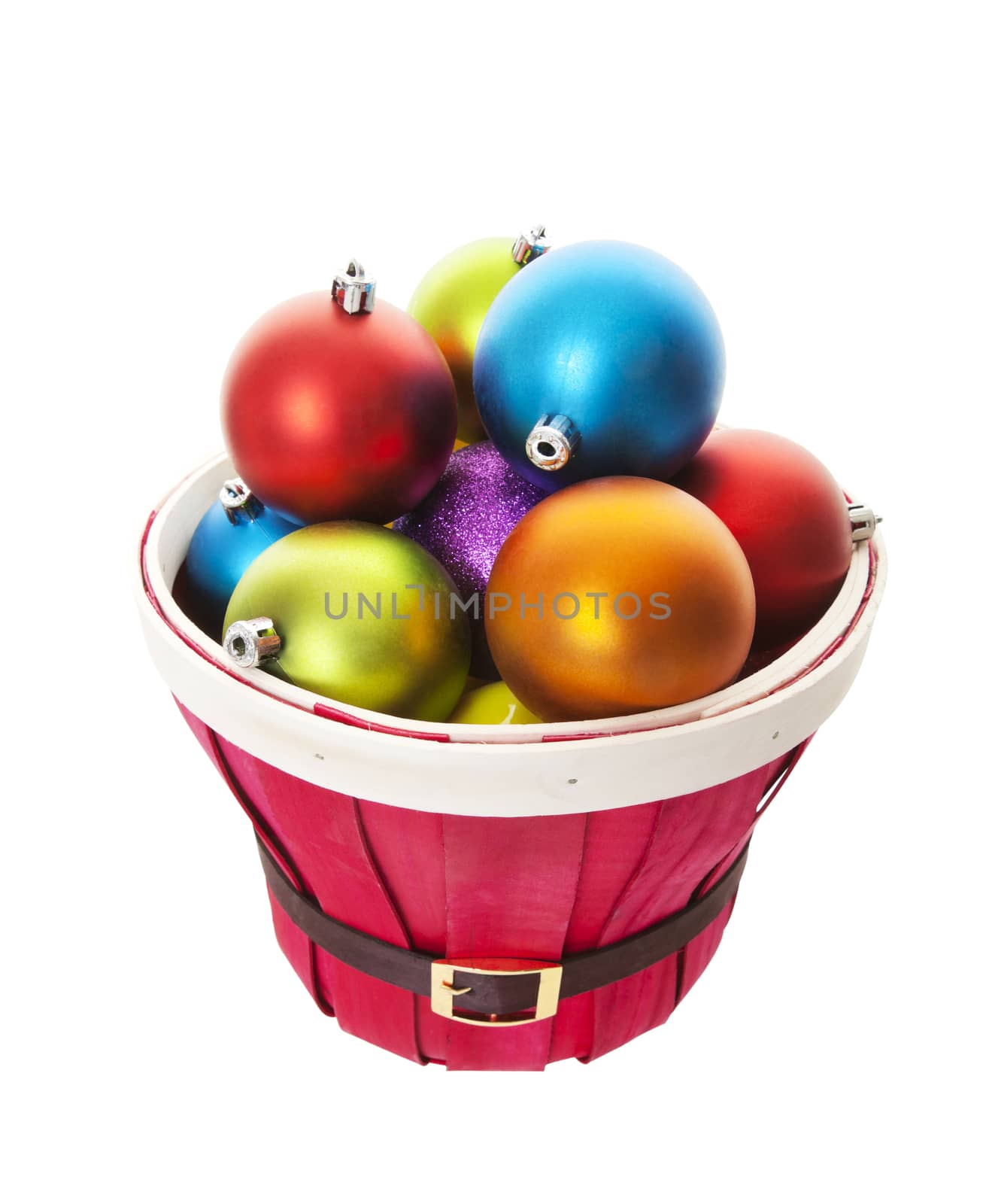 Bulging Basket of Balls with Clipping Path by songbird839