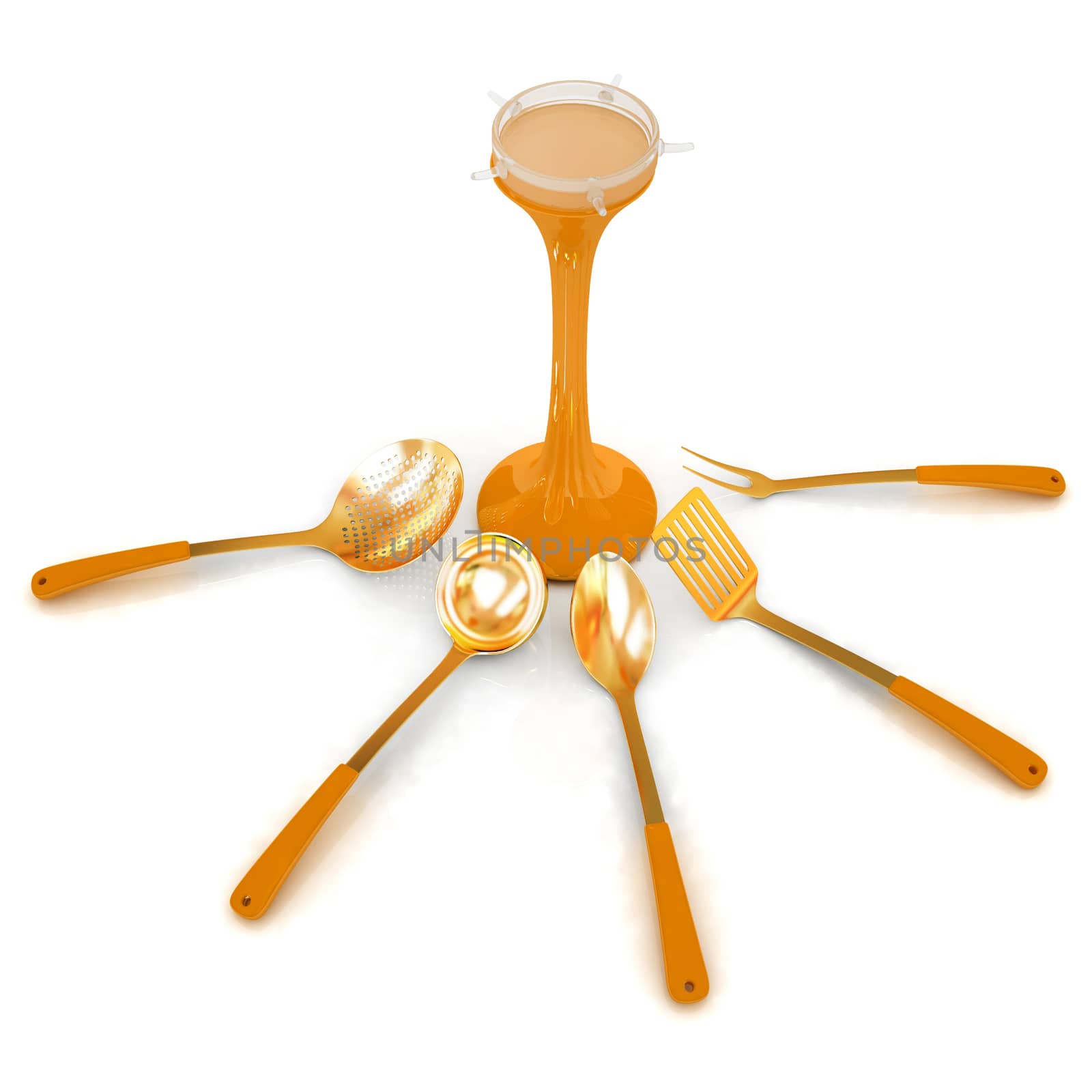 cutlery on white background  by Guru3D