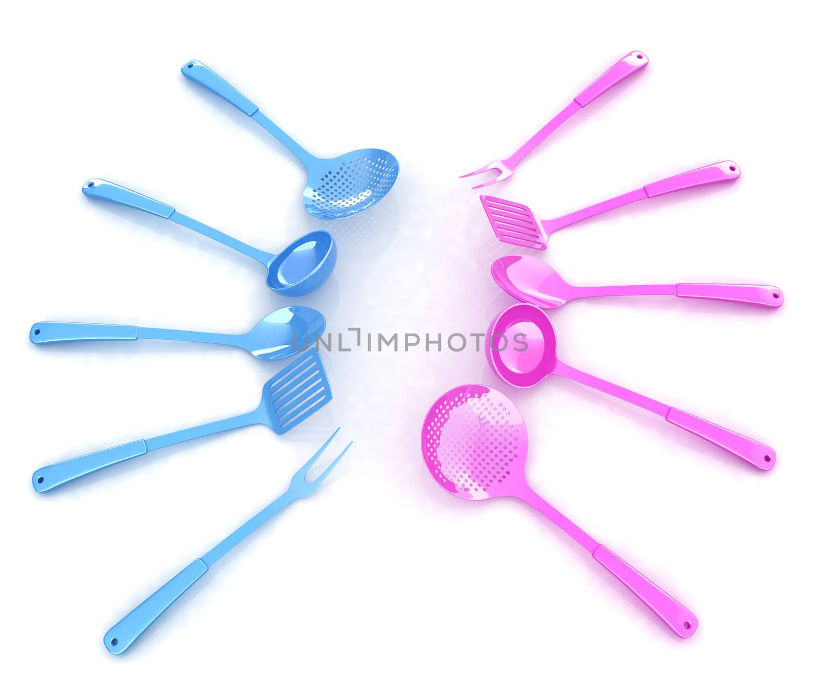 cutlery on white background  by Guru3D